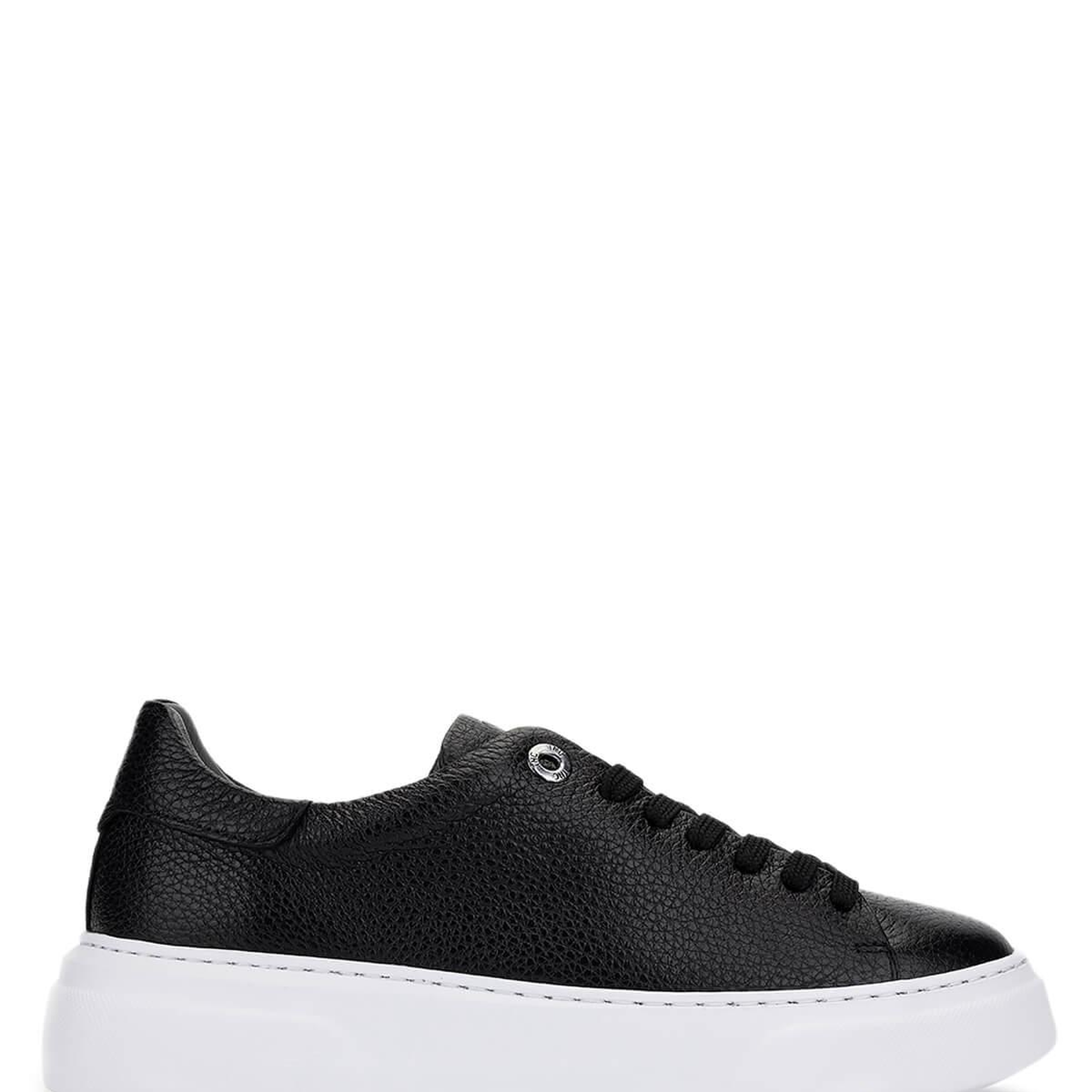 Tamer Tanca Kadın Hakiki Deri Siyah Floter Sneakers & Spor Ayakkabı