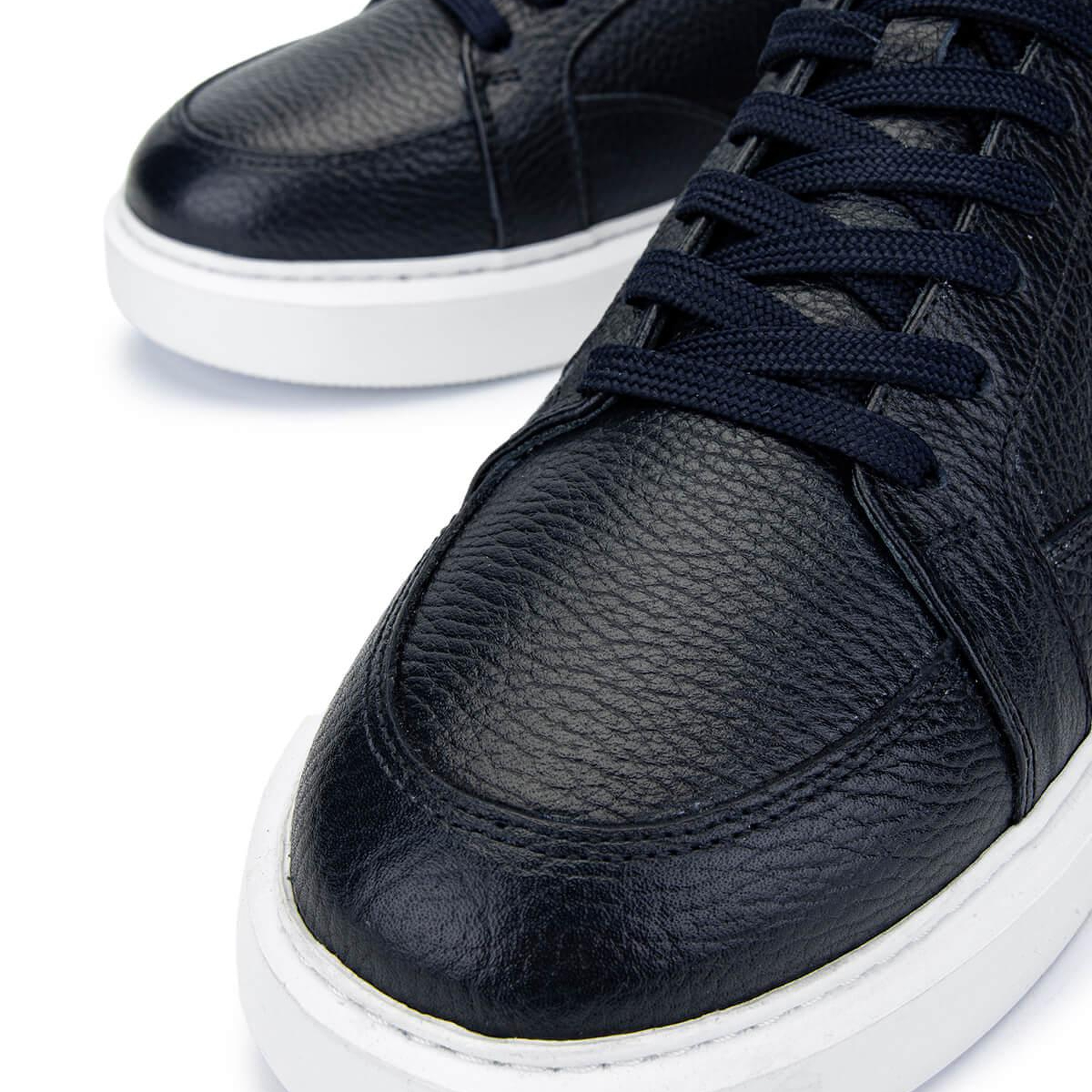 Tamer Tanca Erkek Hakiki Deri Lacivert Sneakers & Spor Ayakkabı