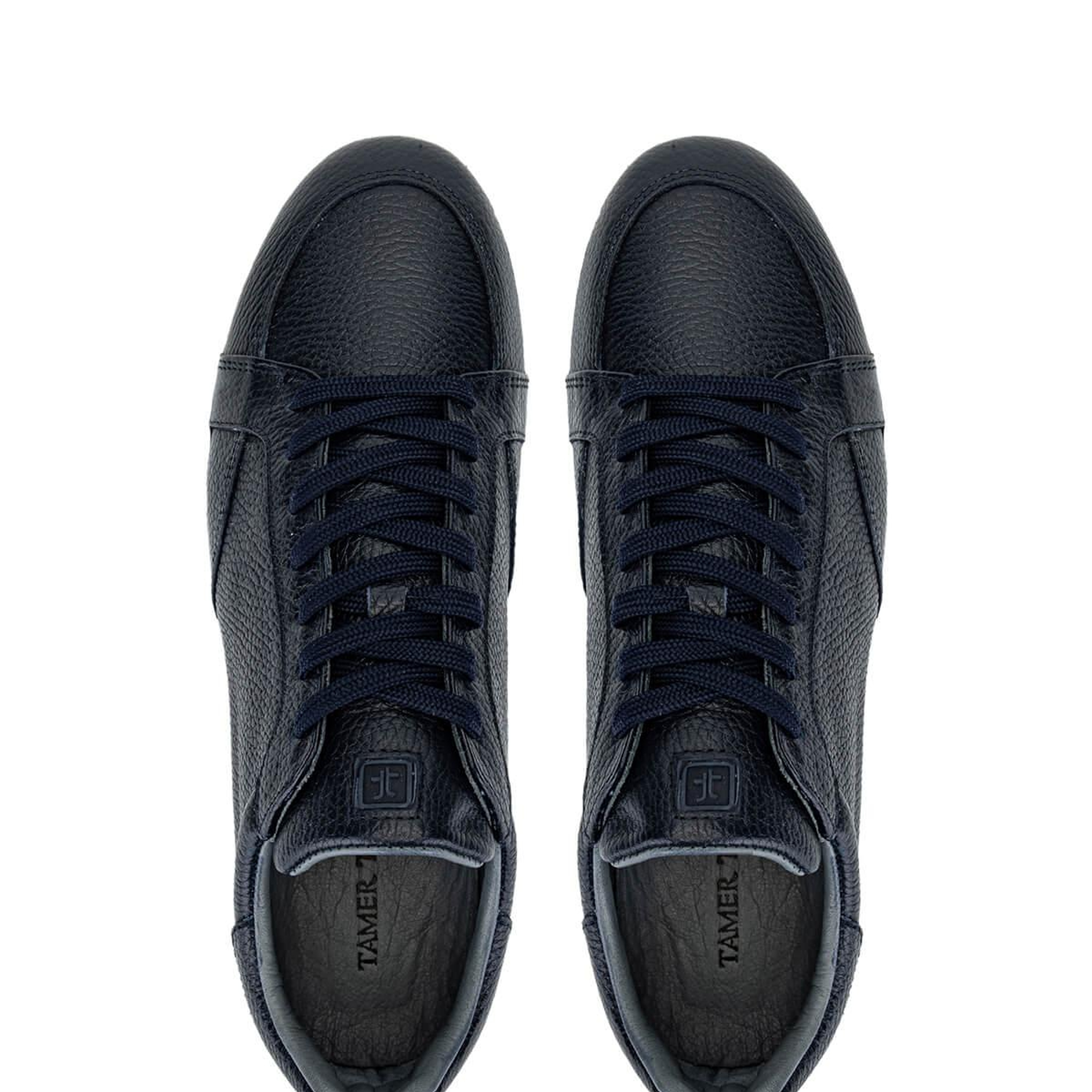 Tamer Tanca Erkek Hakiki Deri Lacivert Sneakers & Spor Ayakkabı