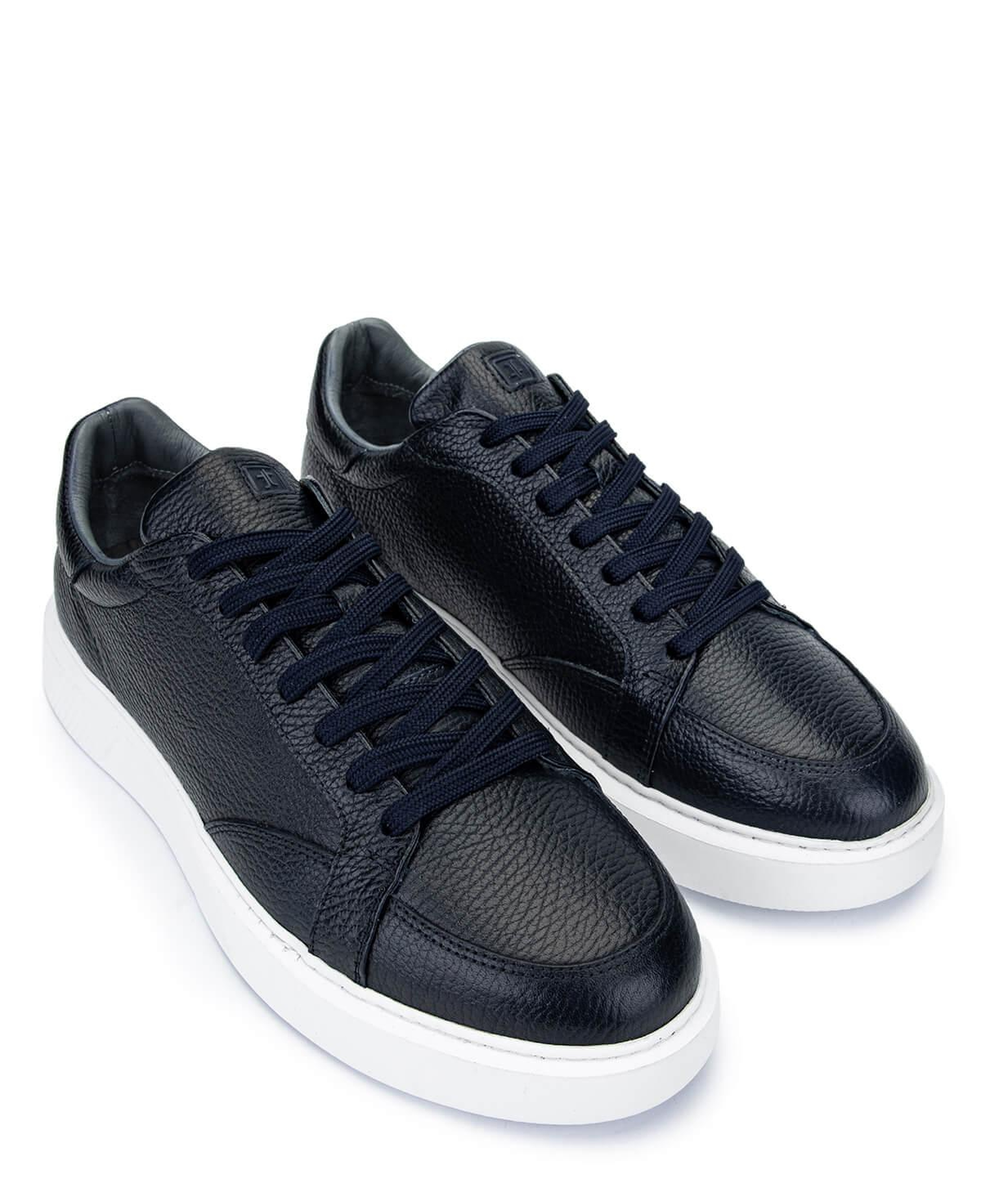 Tamer Tanca Erkek Hakiki Deri Lacivert Sneakers & Spor Ayakkabı