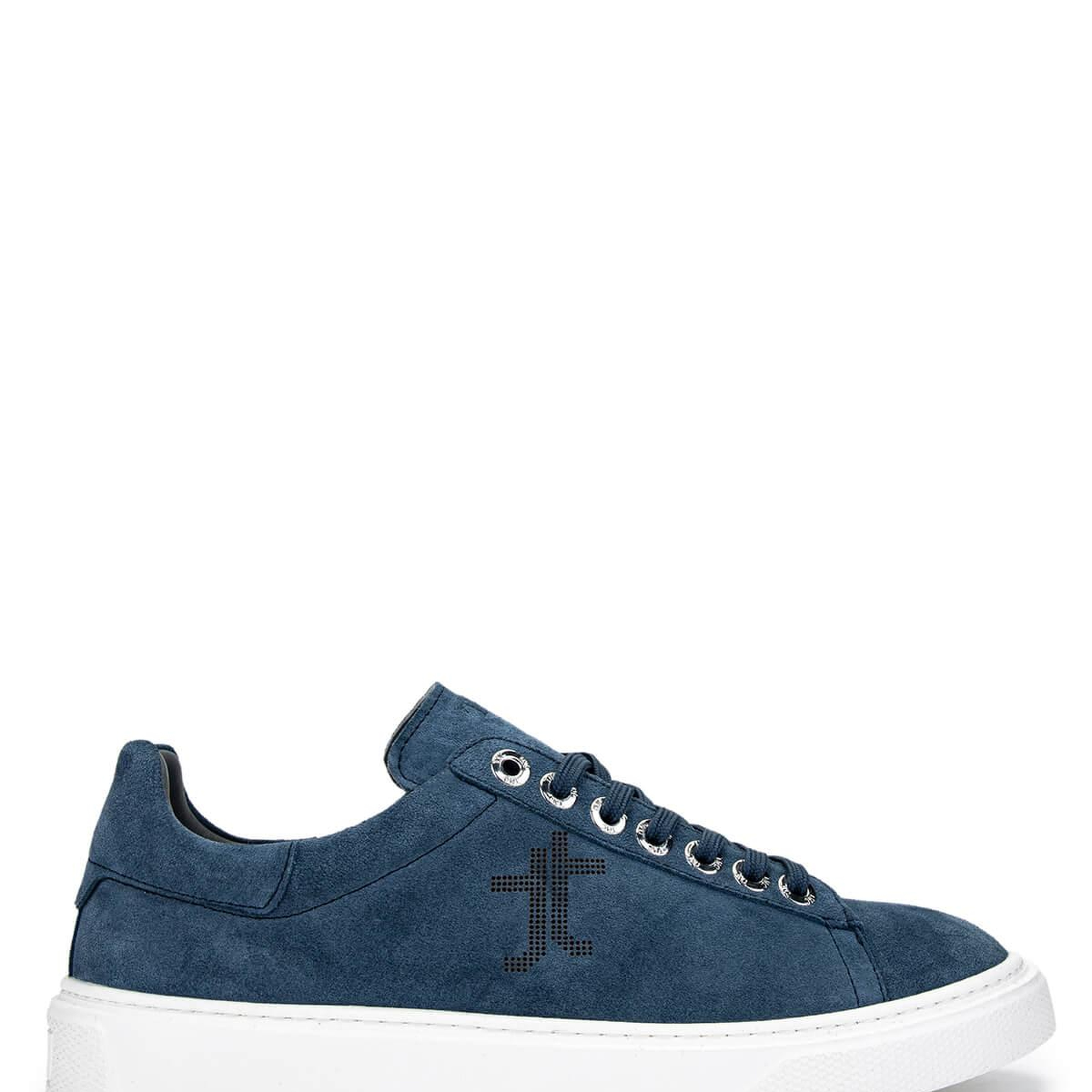 Tamer Tanca Erkek Hakiki Deri Mavi Sneakers & Spor Ayakkabı