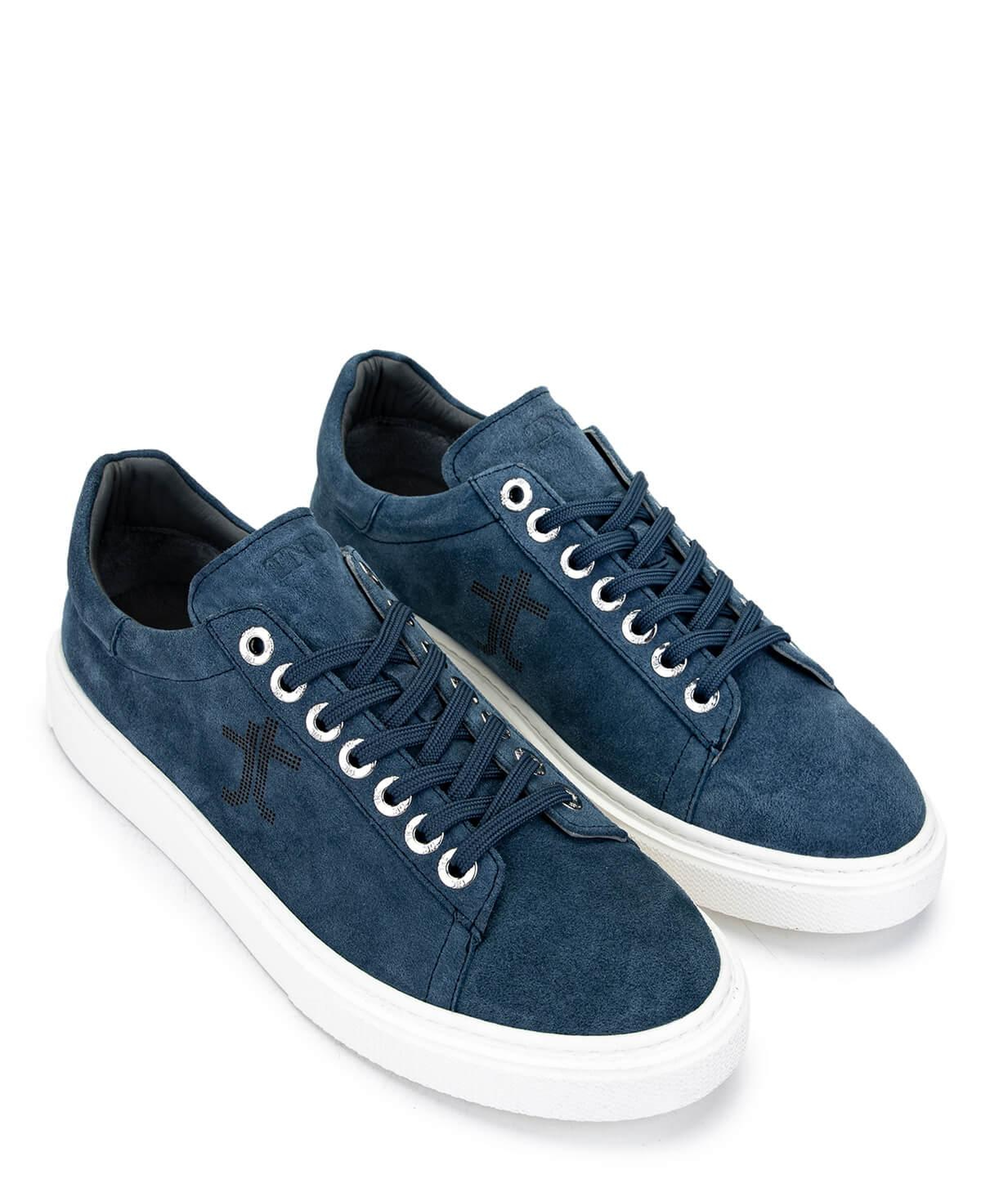 Tamer Tanca Erkek Hakiki Deri Mavi Sneakers & Spor Ayakkabı
