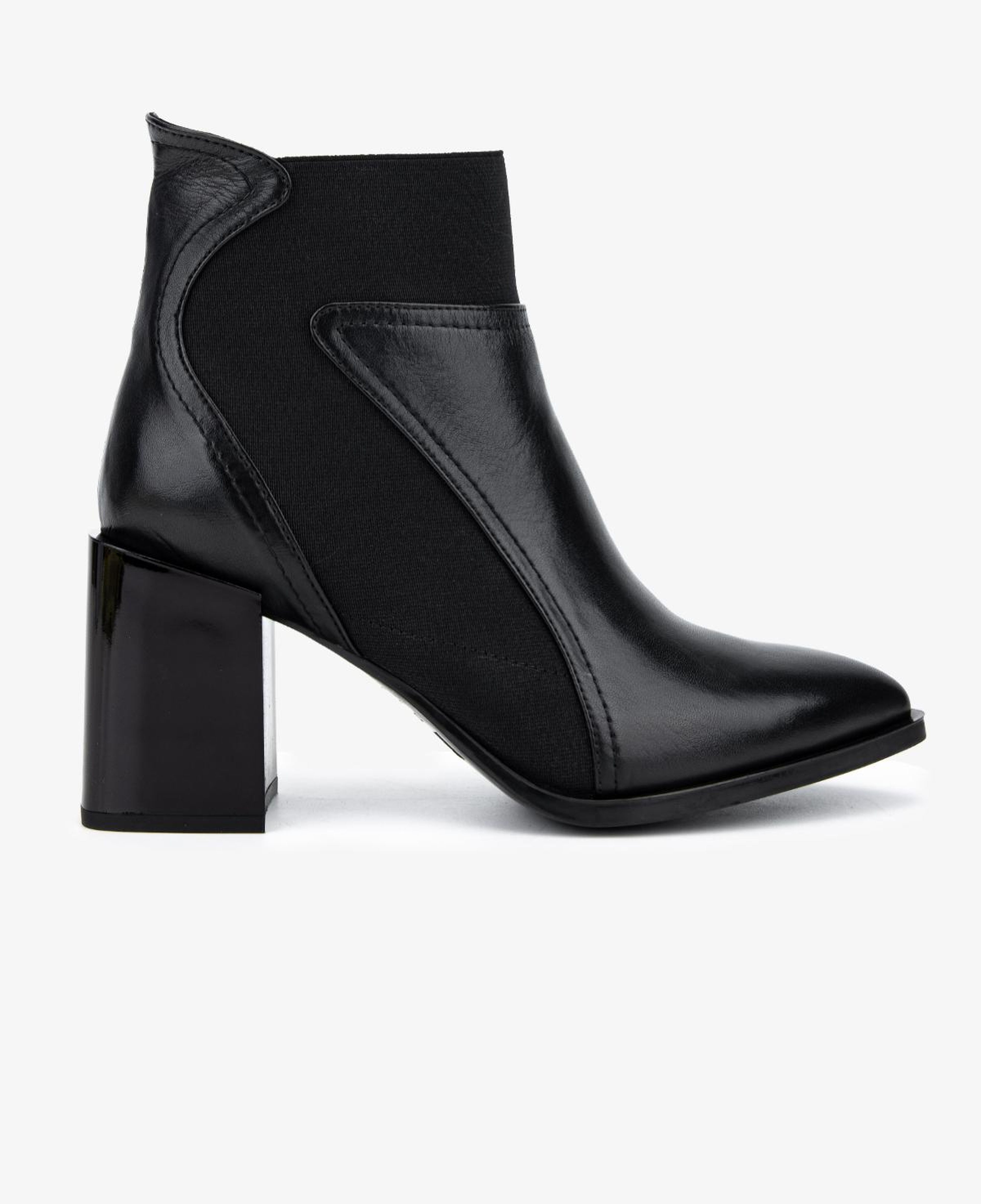 Valmenti Kadın Hakiki Deri Siyah Topuklu Bot