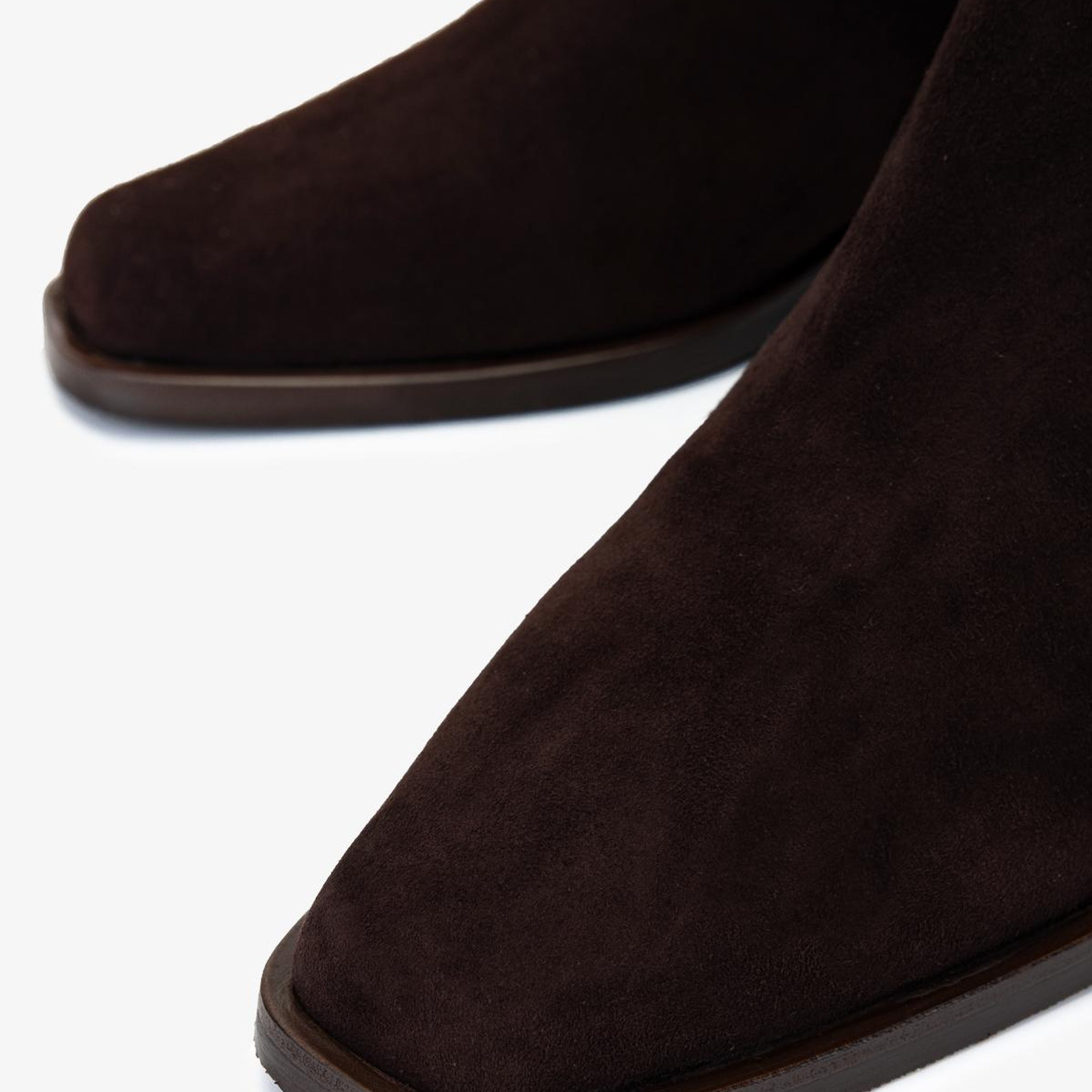 Valmenti Kadın Hakiki Deri Kahverengi Süet Topuklu Bot