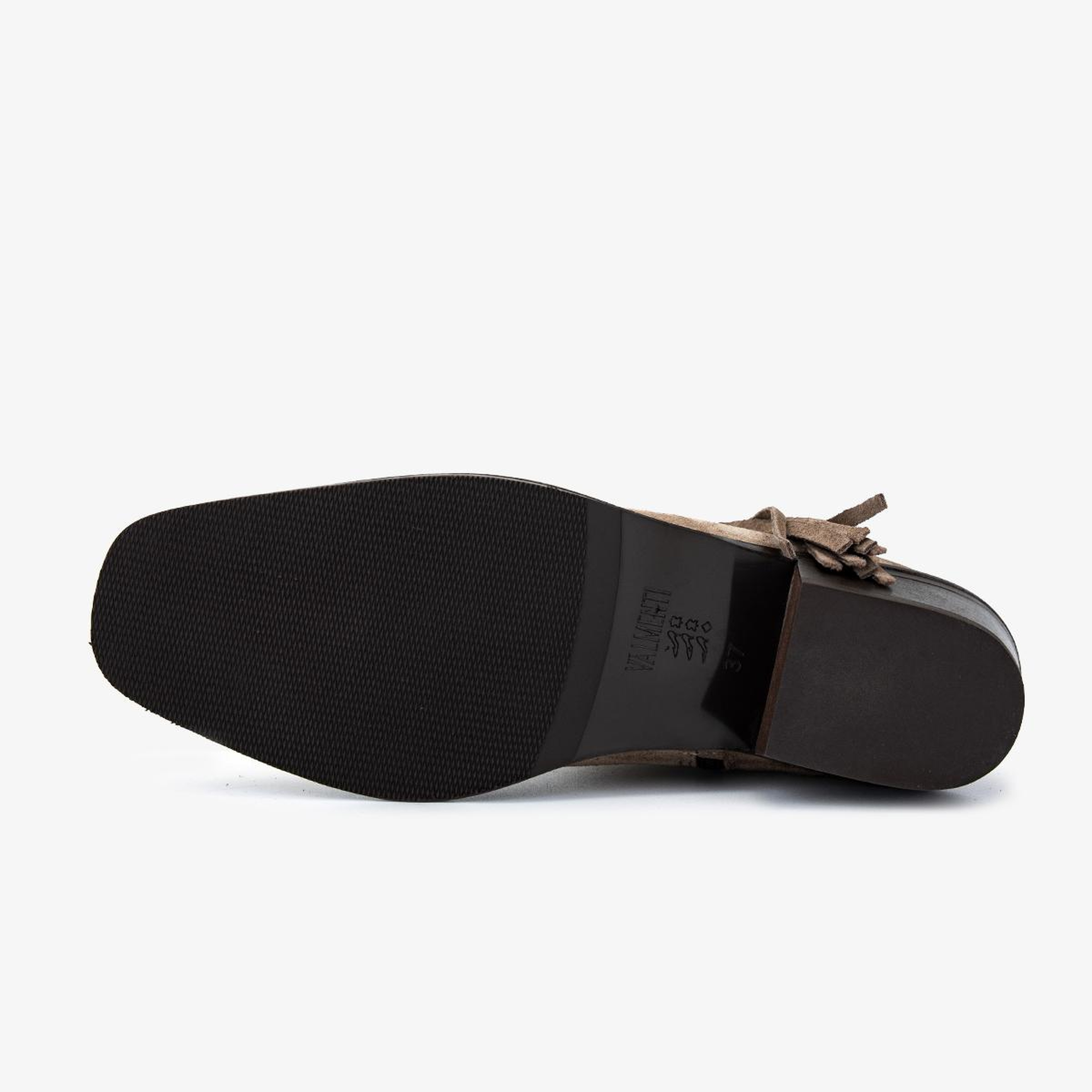 Valmenti Kadın Hakiki Deri Vizon Süet Topuklu Bot