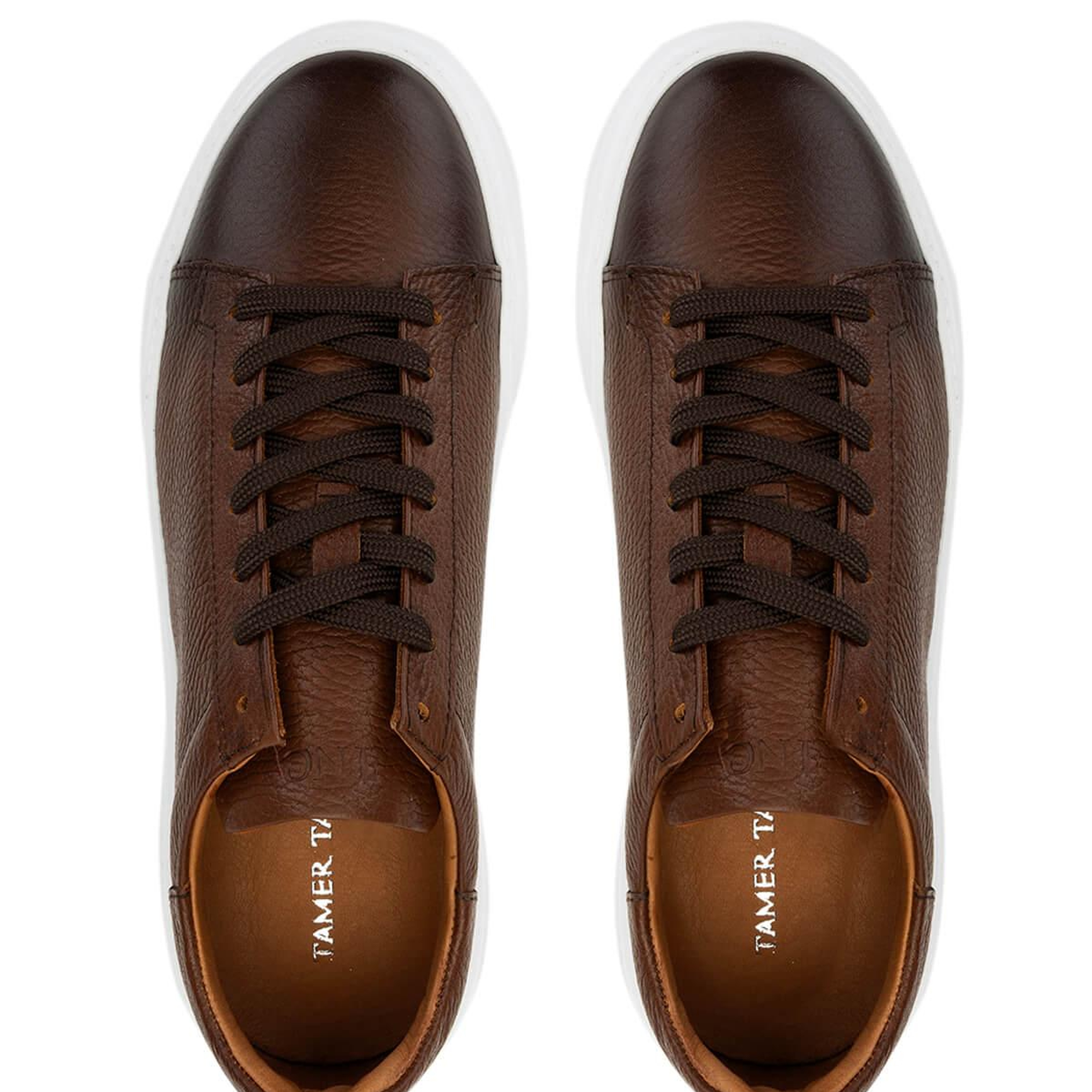 Tamer Tanca Erkek Hakiki Deri Taba Sneakers & Spor Ayakkabı