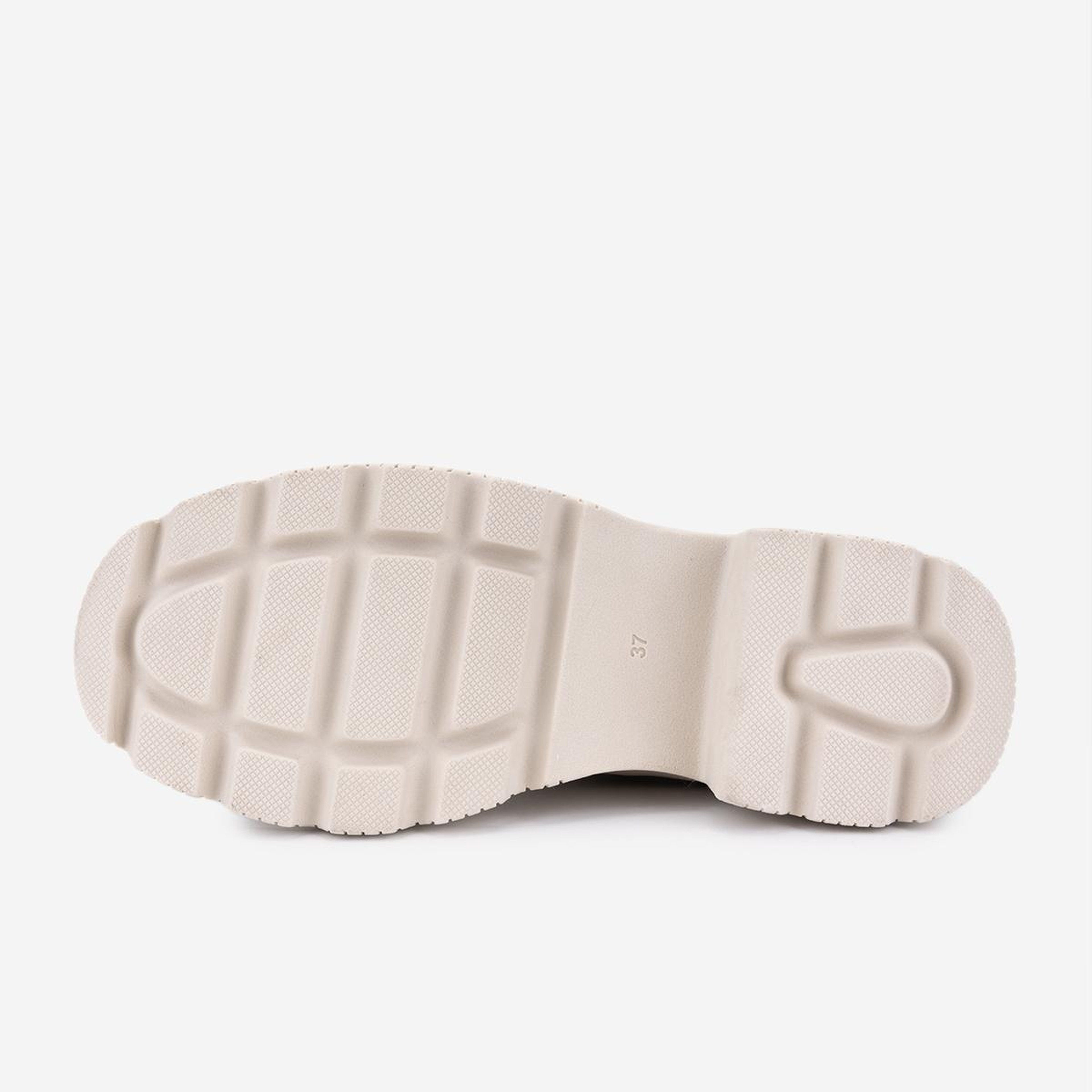 Valmenti Kadın Hakiki Deri Kırık Beyaz Casual Bot