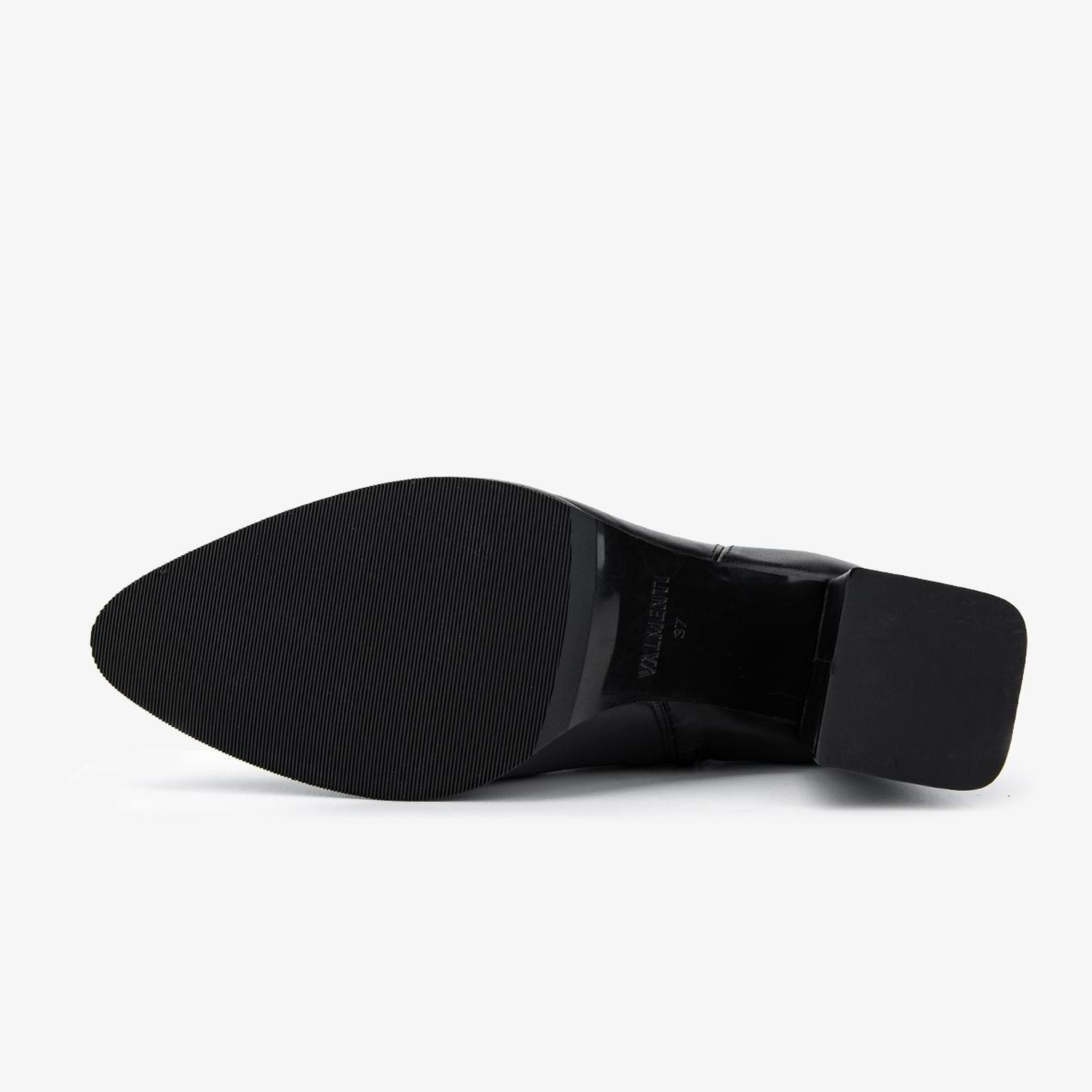 Valmenti Kadın Hakiki Deri Siyah Topuklu Bot