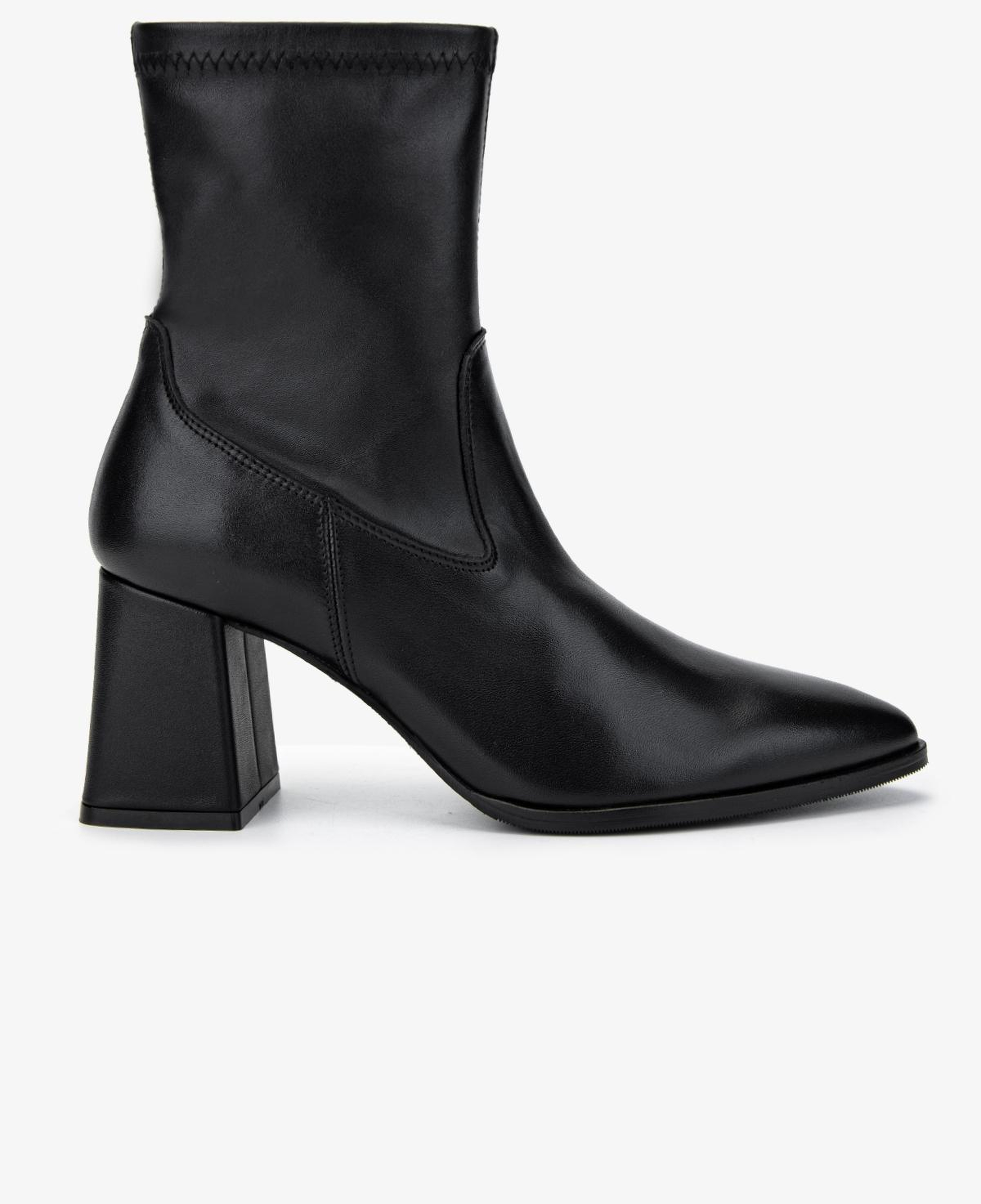 Valmenti Kadın Hakiki Deri Siyah Topuklu Bot