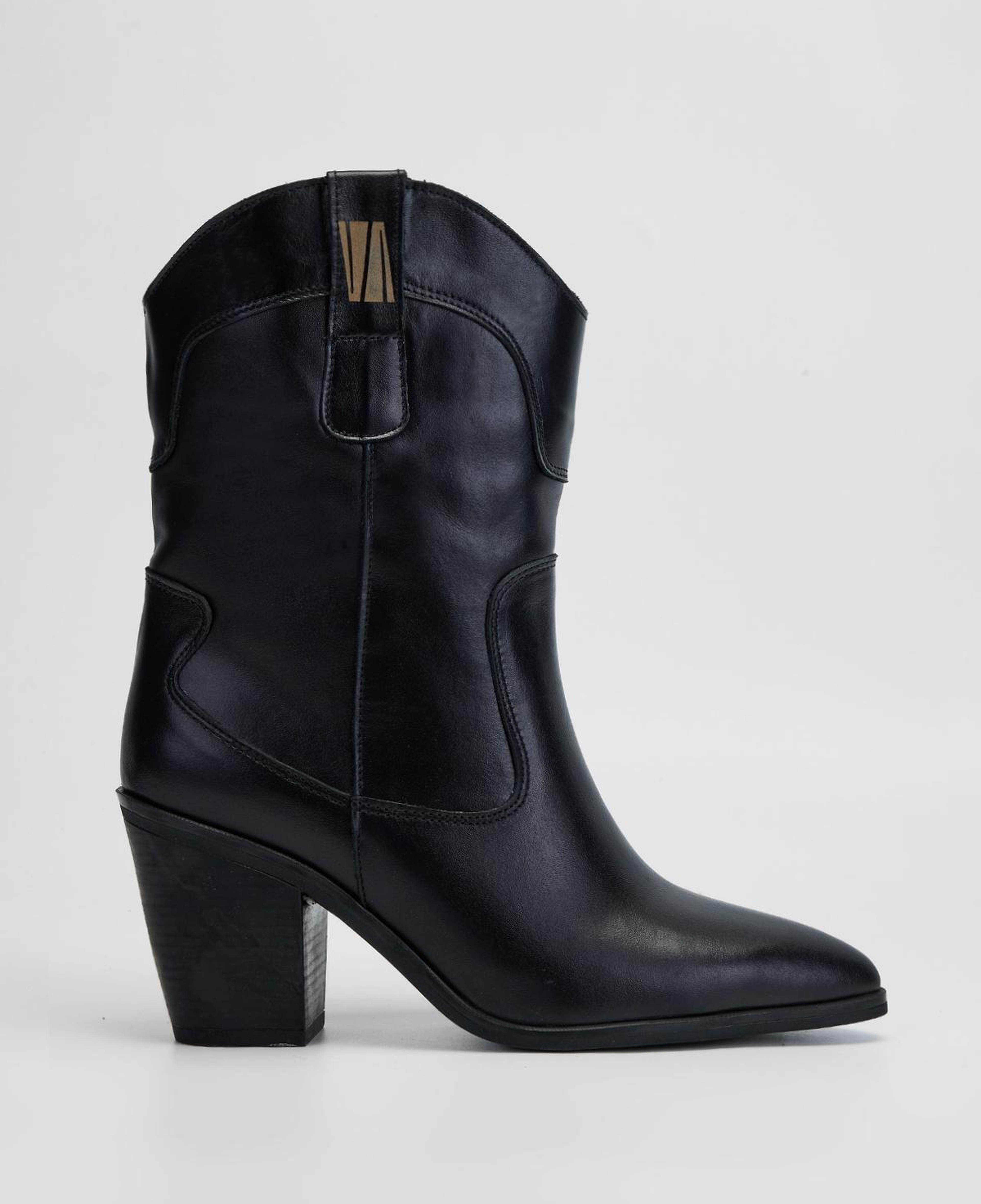 Valmenti Kadın Hakiki Deri Siyah Topuklu Bot