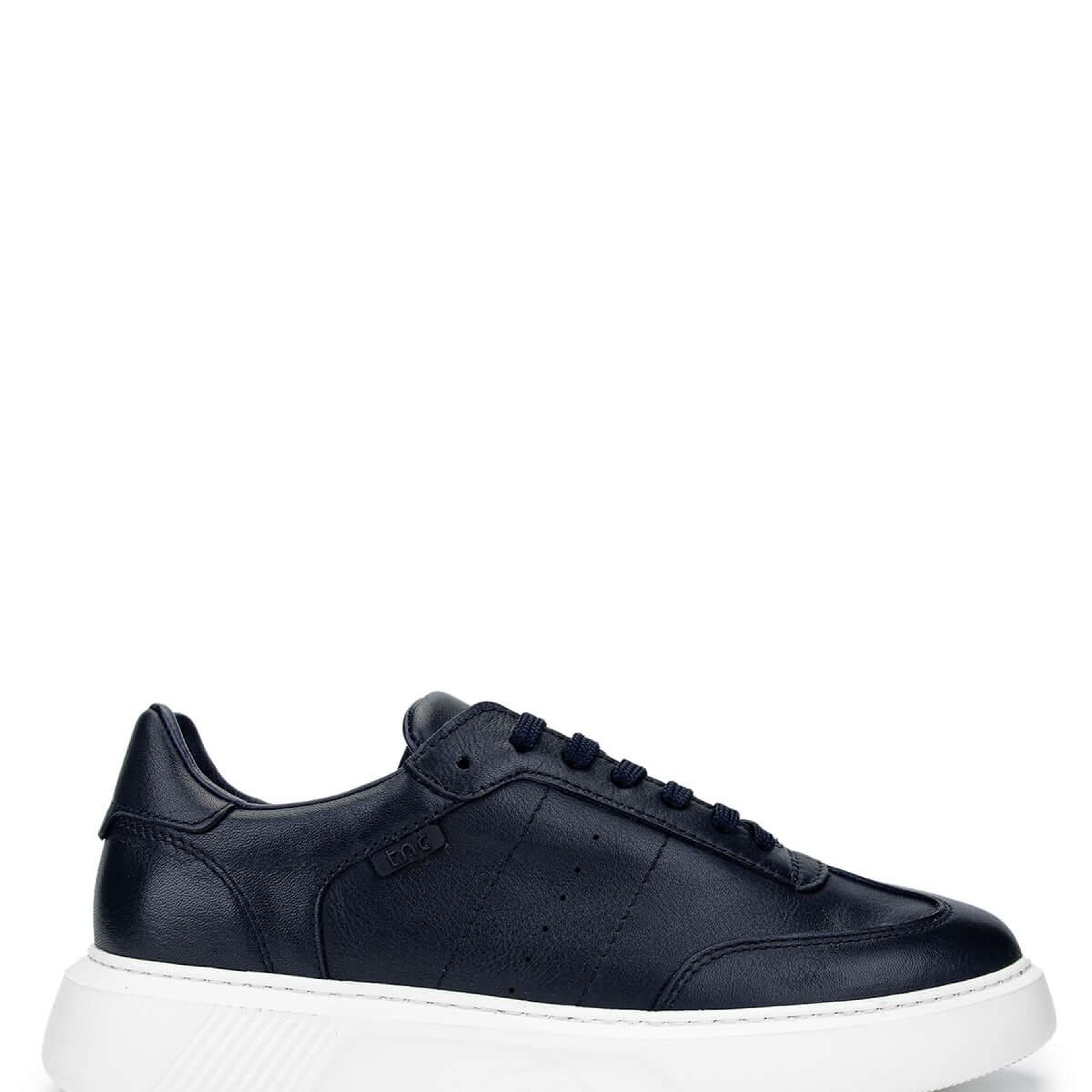 Tamer Tanca Erkek Hakiki Deri Lacivert Sneakers & Spor Ayakkabı