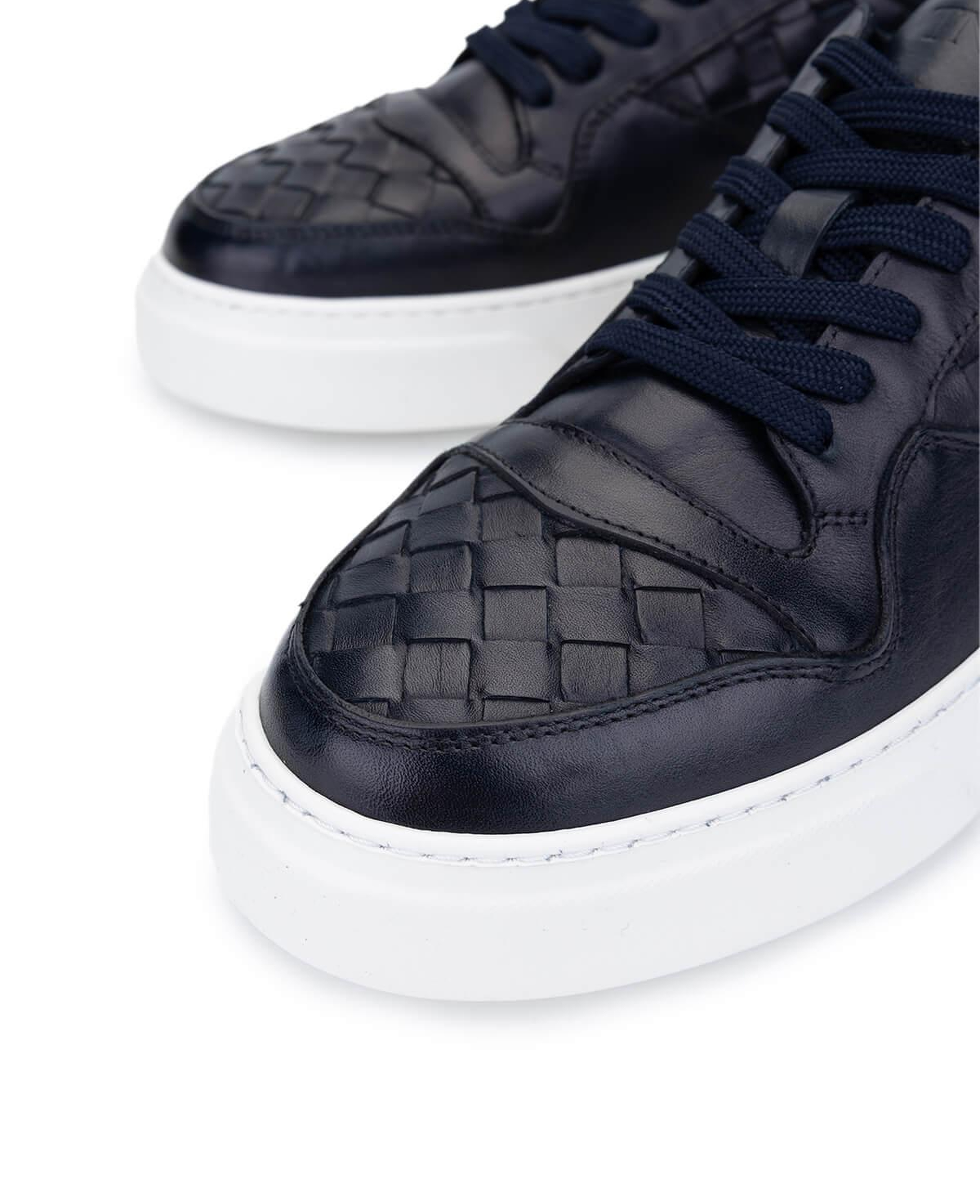 Tamer Tanca Erkek Hakiki Deri Lacivert Sneakers & Spor Ayakkabı