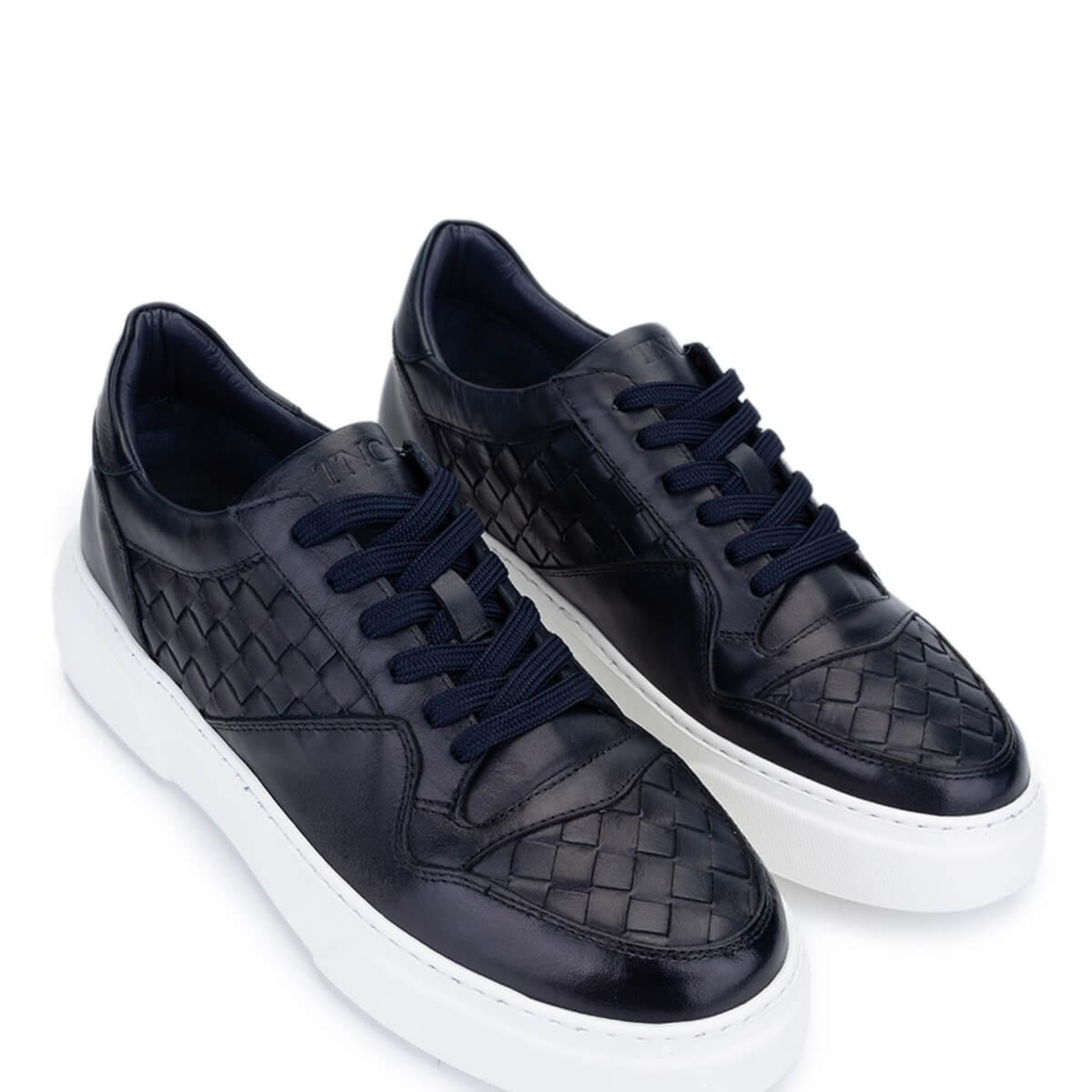 Tamer Tanca Erkek Hakiki Deri Lacivert Sneakers & Spor Ayakkabı