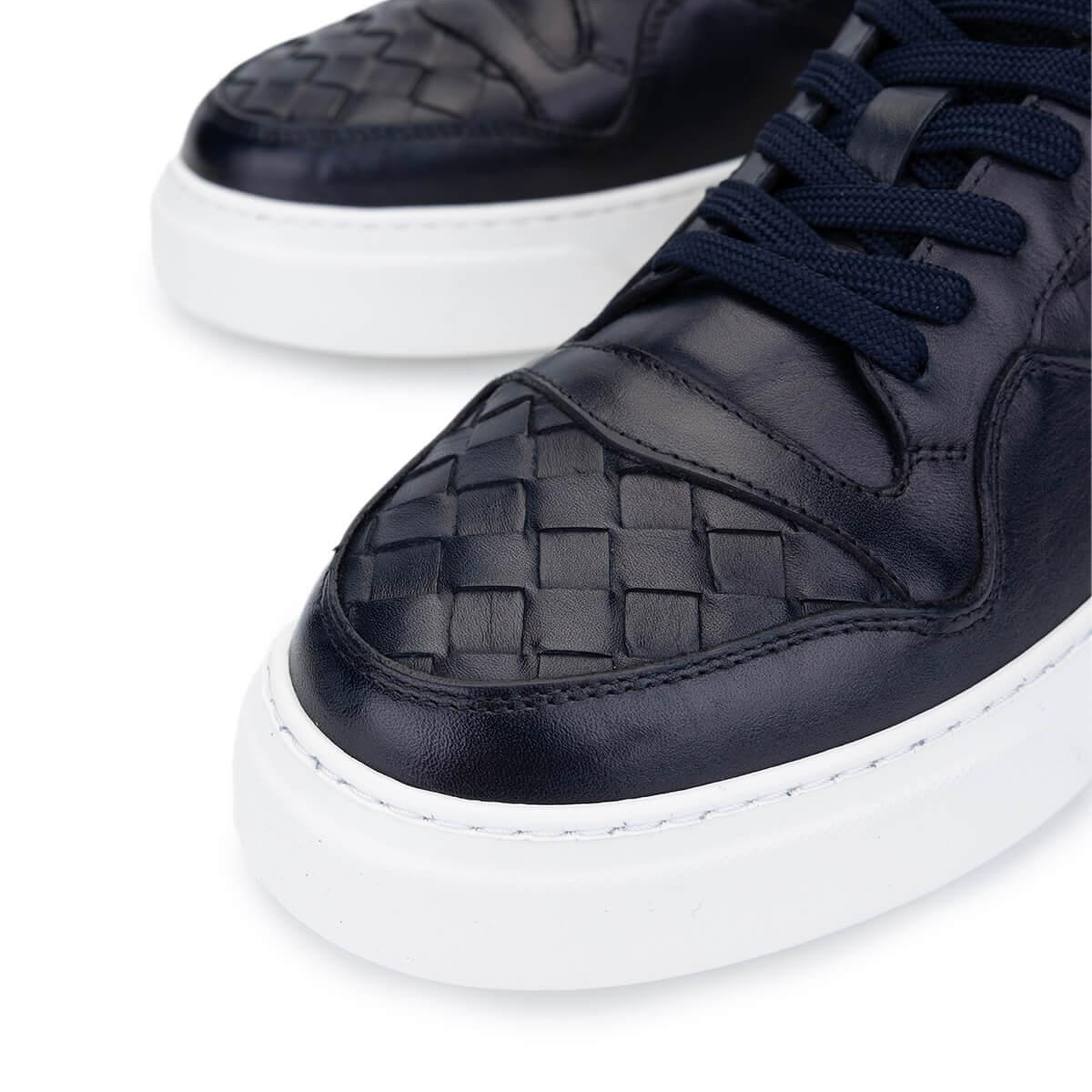 Tamer Tanca Erkek Hakiki Deri Lacivert Sneakers & Spor Ayakkabı