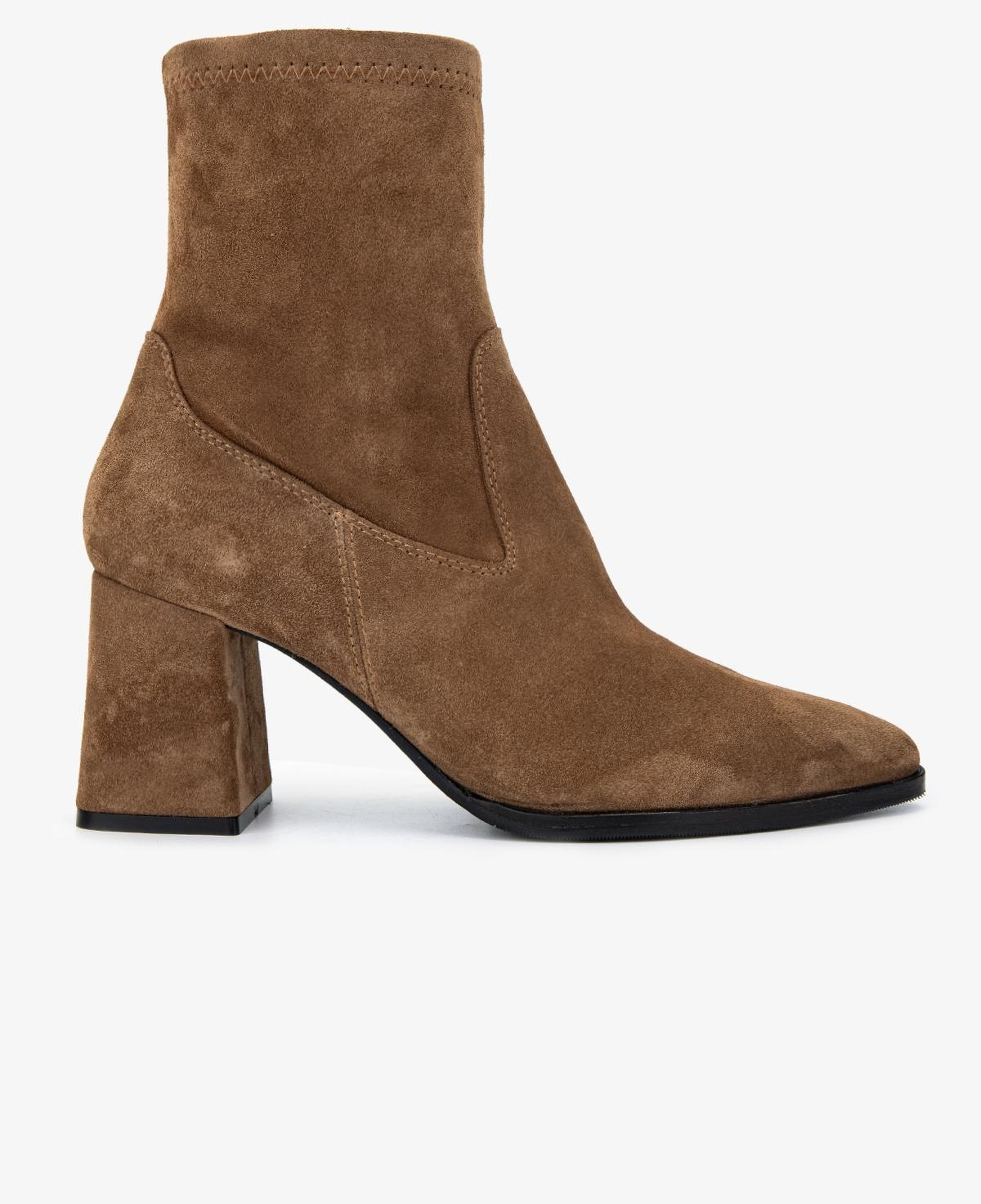 Valmenti Kadın Hakiki Deri Taba Topuklu Bot