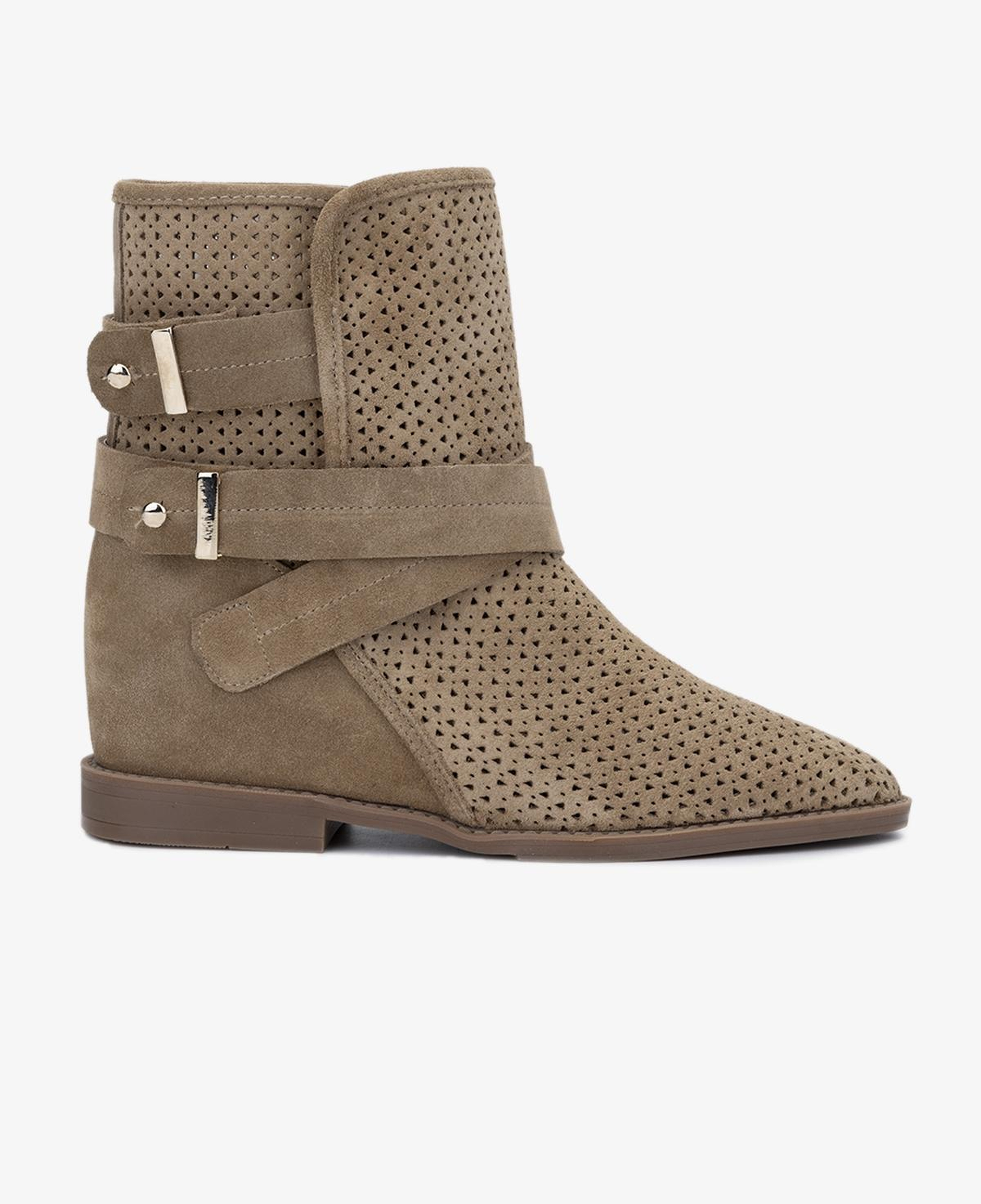 Valmenti Kadın Hakiki Deri Yeşil Düz Bot