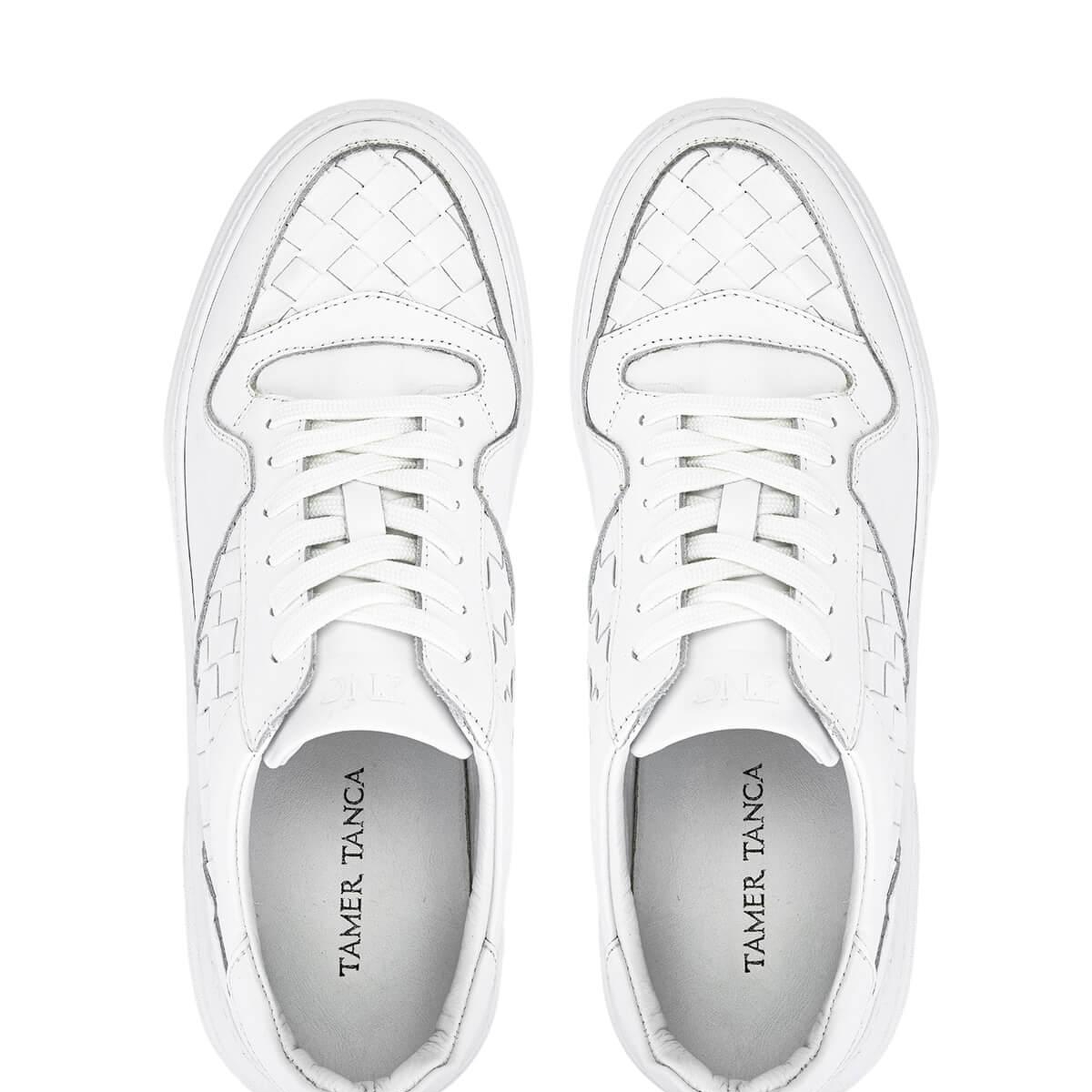 Tamer Tanca Erkek Hakiki Deri Beyaz Sneakers & Spor Ayakkabı