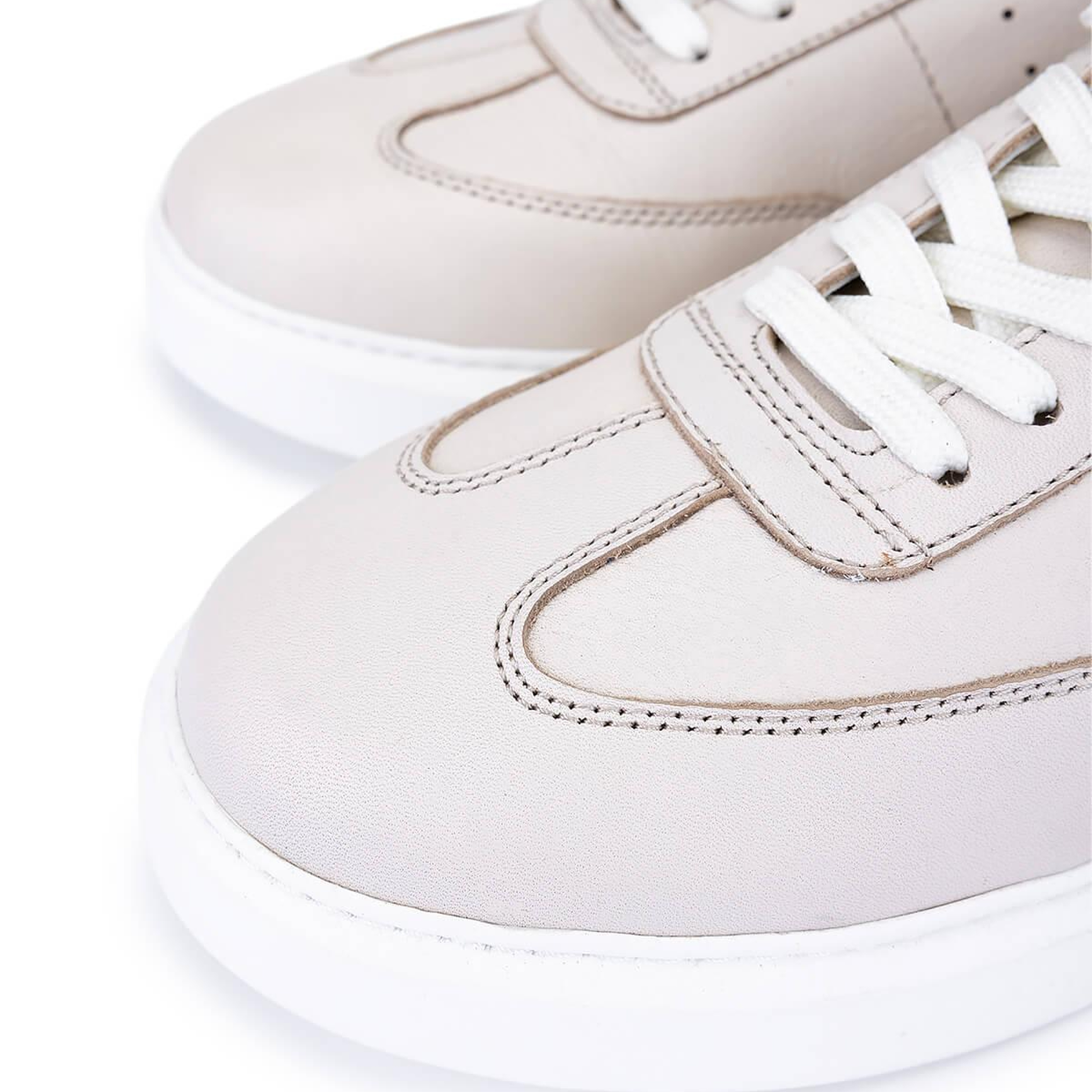 Tamer Tanca Erkek Hakiki Deri Bej Sneakers & Spor Ayakkabı