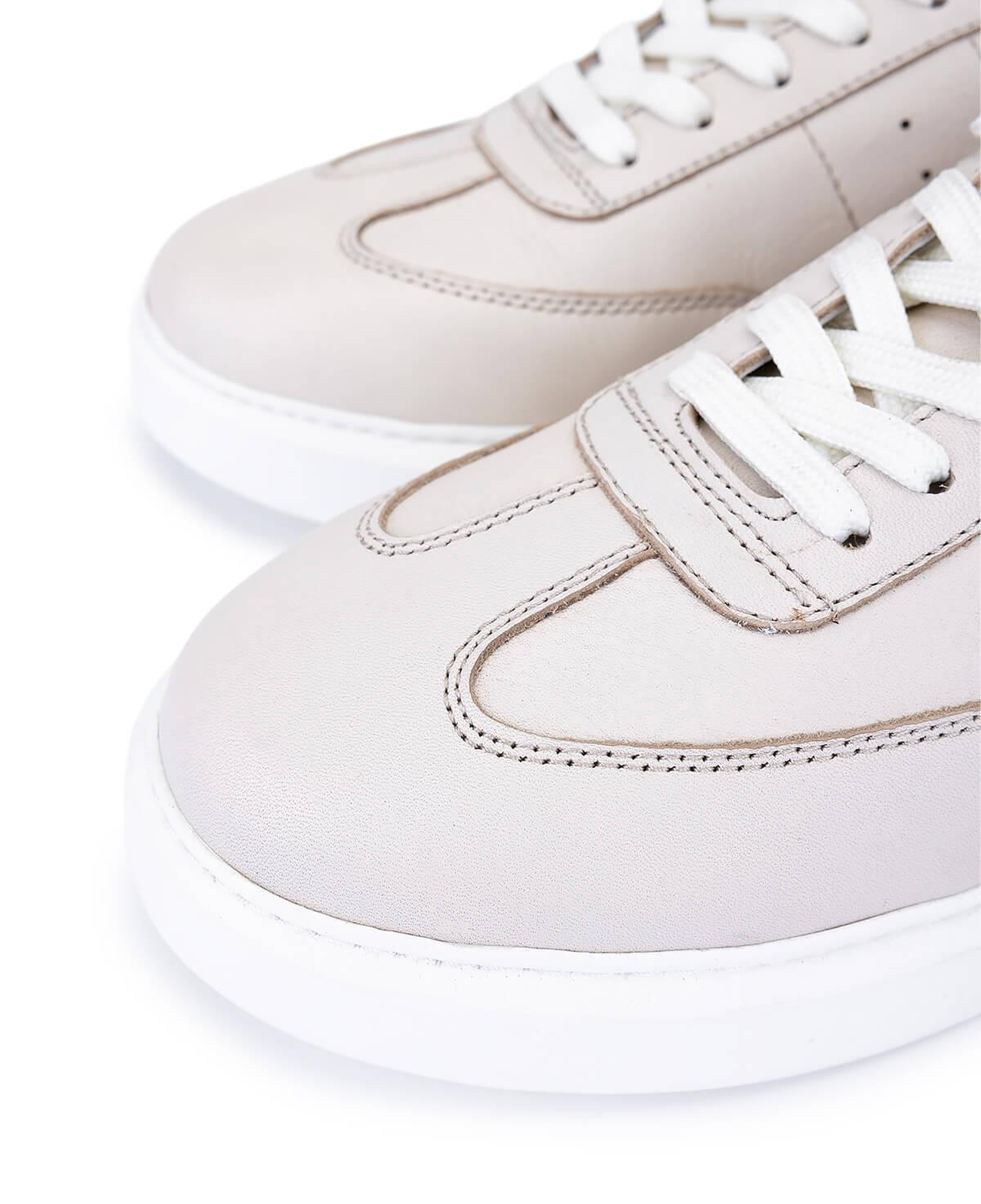 Tamer Tanca Erkek Hakiki Deri Bej Sneakers & Spor Ayakkabı