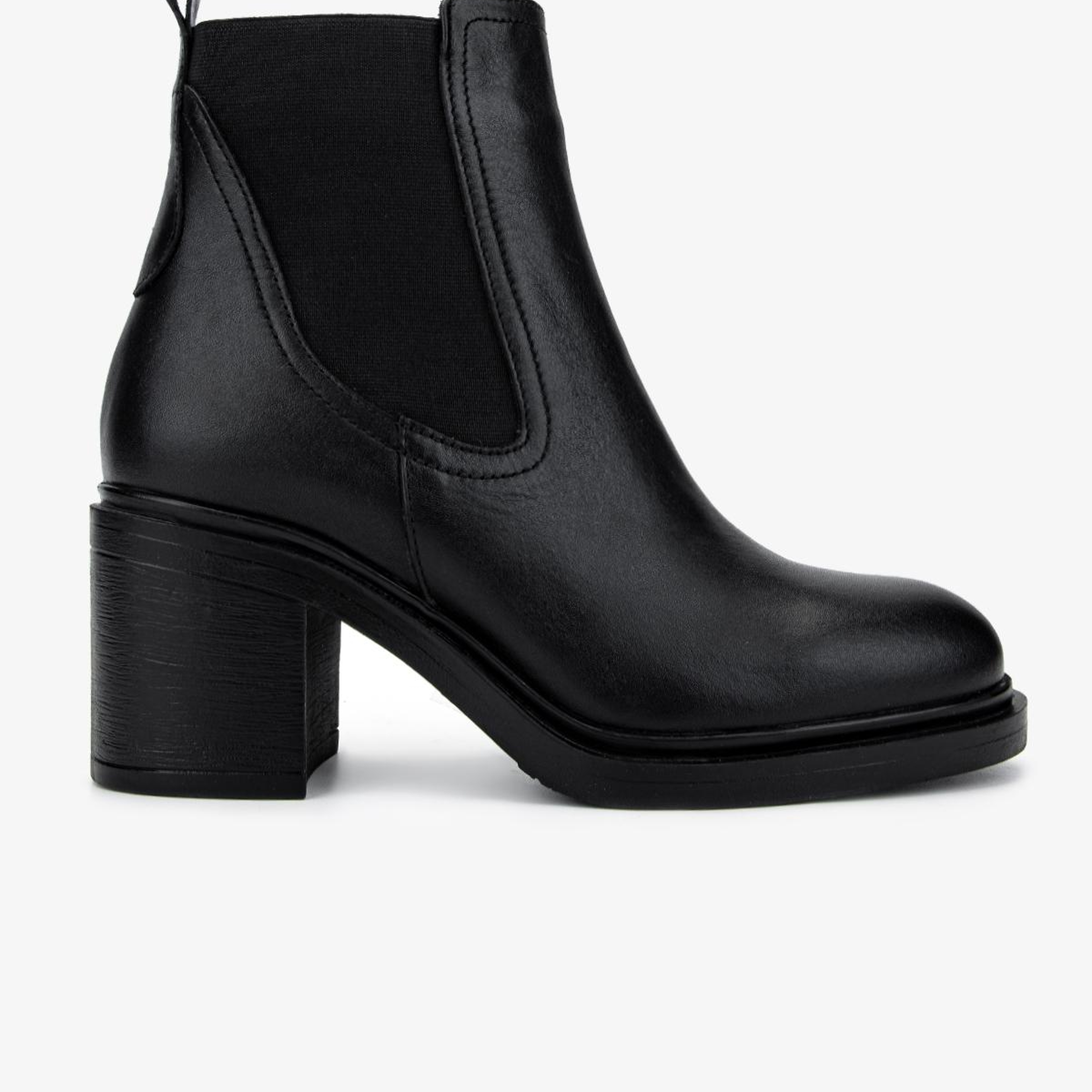 Valmenti Kadın Hakiki Deri Siyah Topuklu Bot