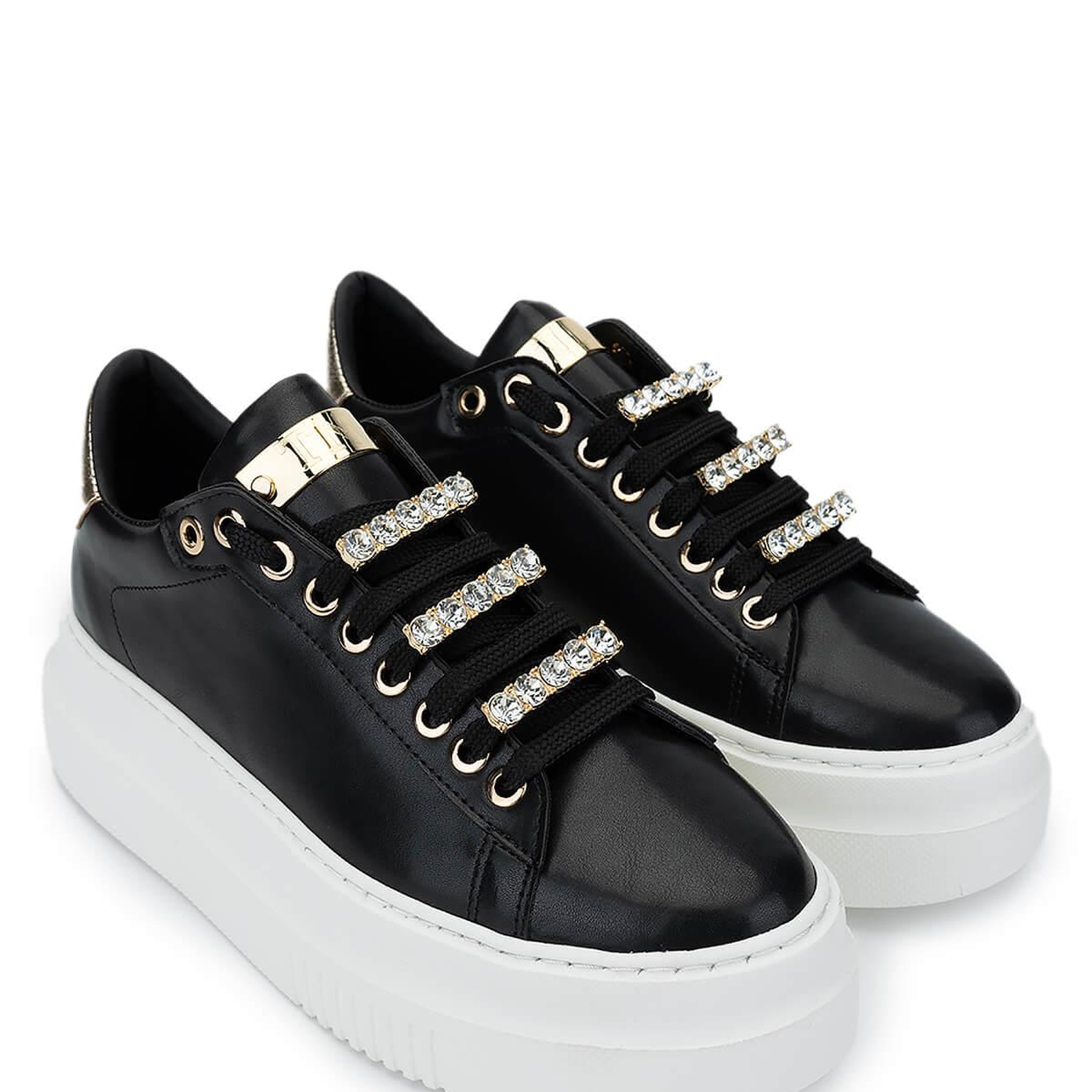 Tamer Tanca Kadın Vegan Siyah Sneakers & Spor Ayakkabı