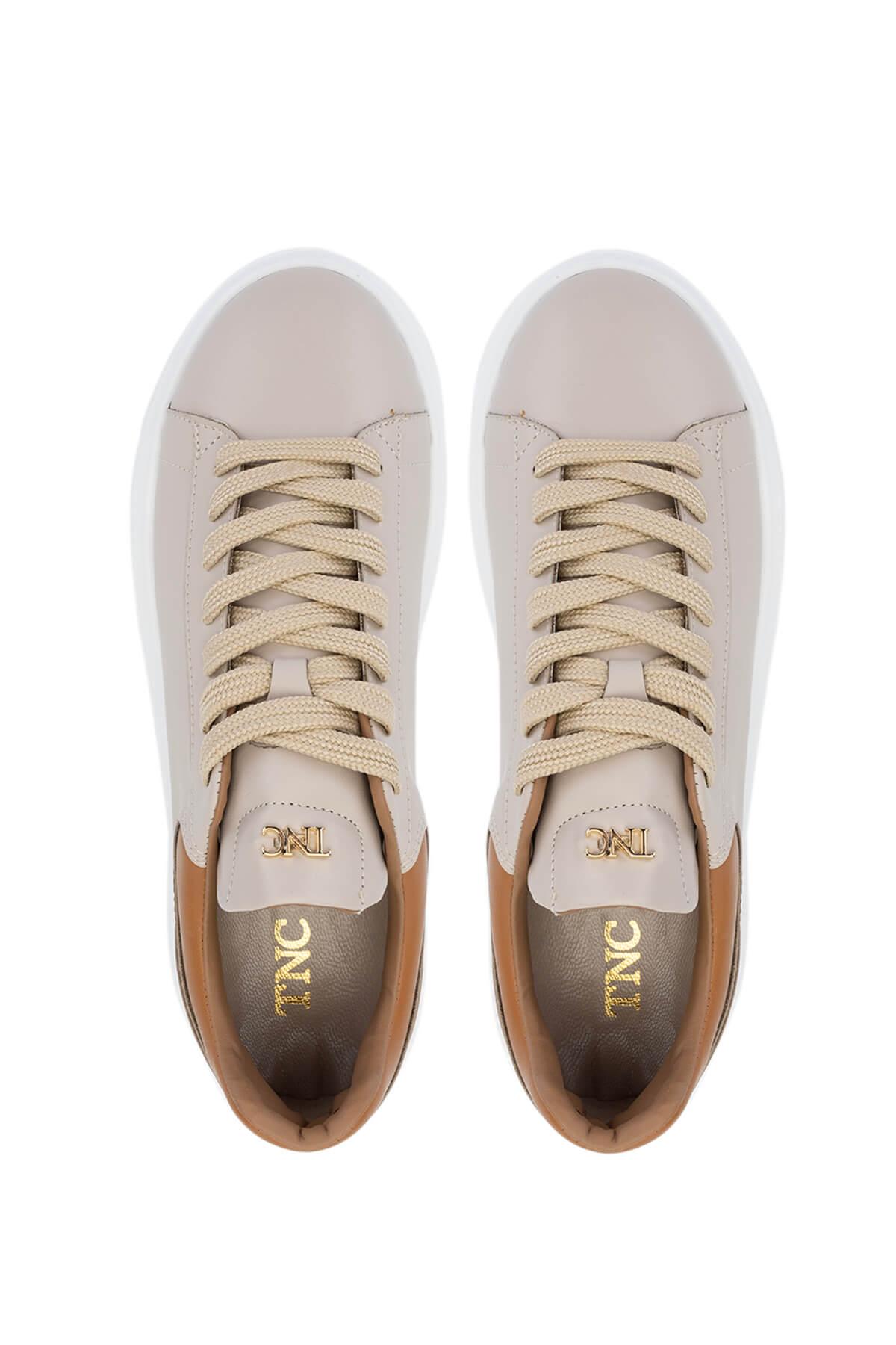 Tamer Tanca Kadın Deri/Suni Nude Sneakers & Spor Ayakkabı