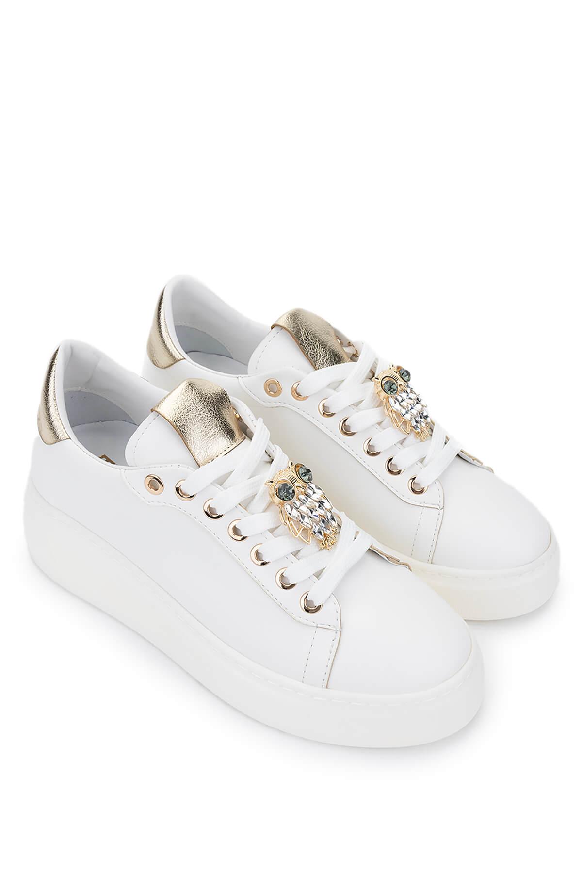 Tamer Tanca Kadın Vegan Beyaz Sneakers & Spor Ayakkabı