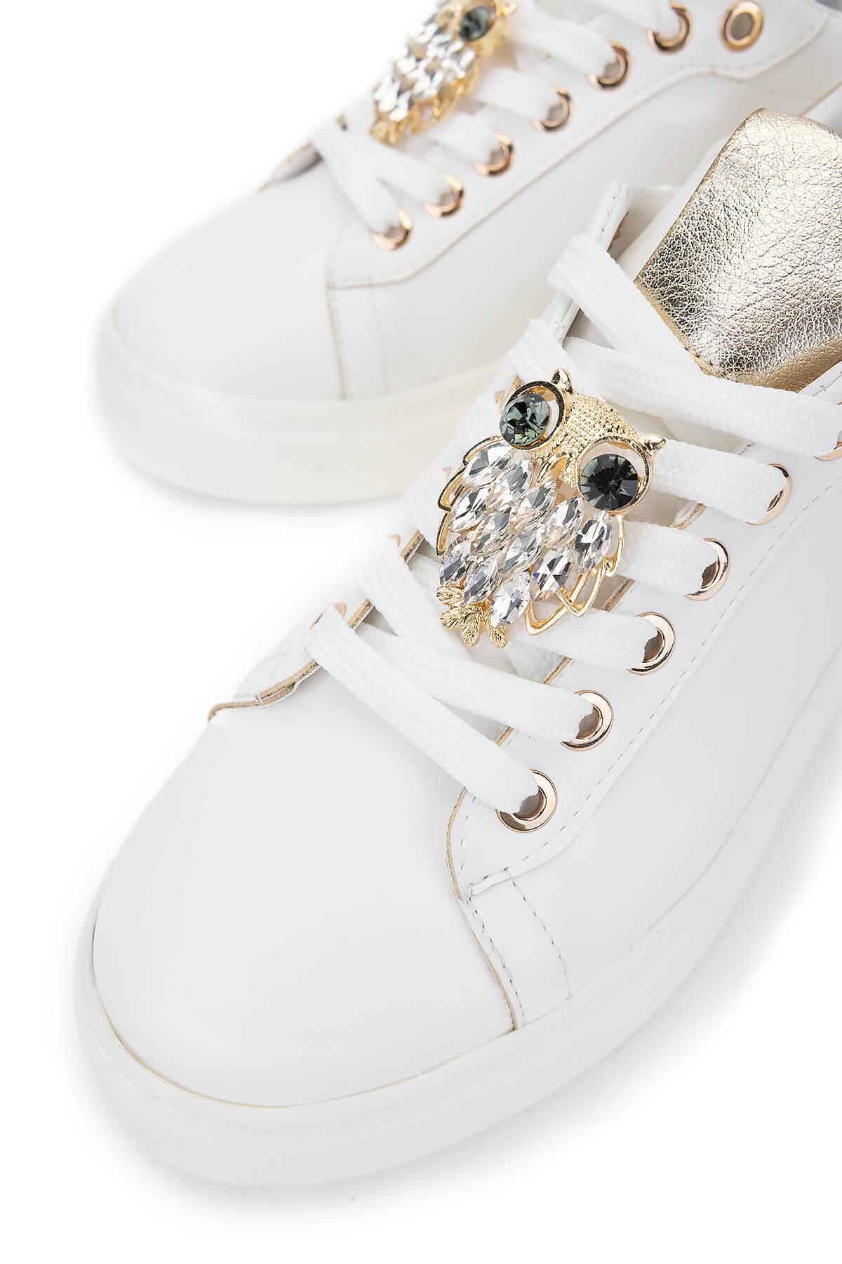 Tamer Tanca Kadın Vegan Beyaz Sneakers & Spor Ayakkabı