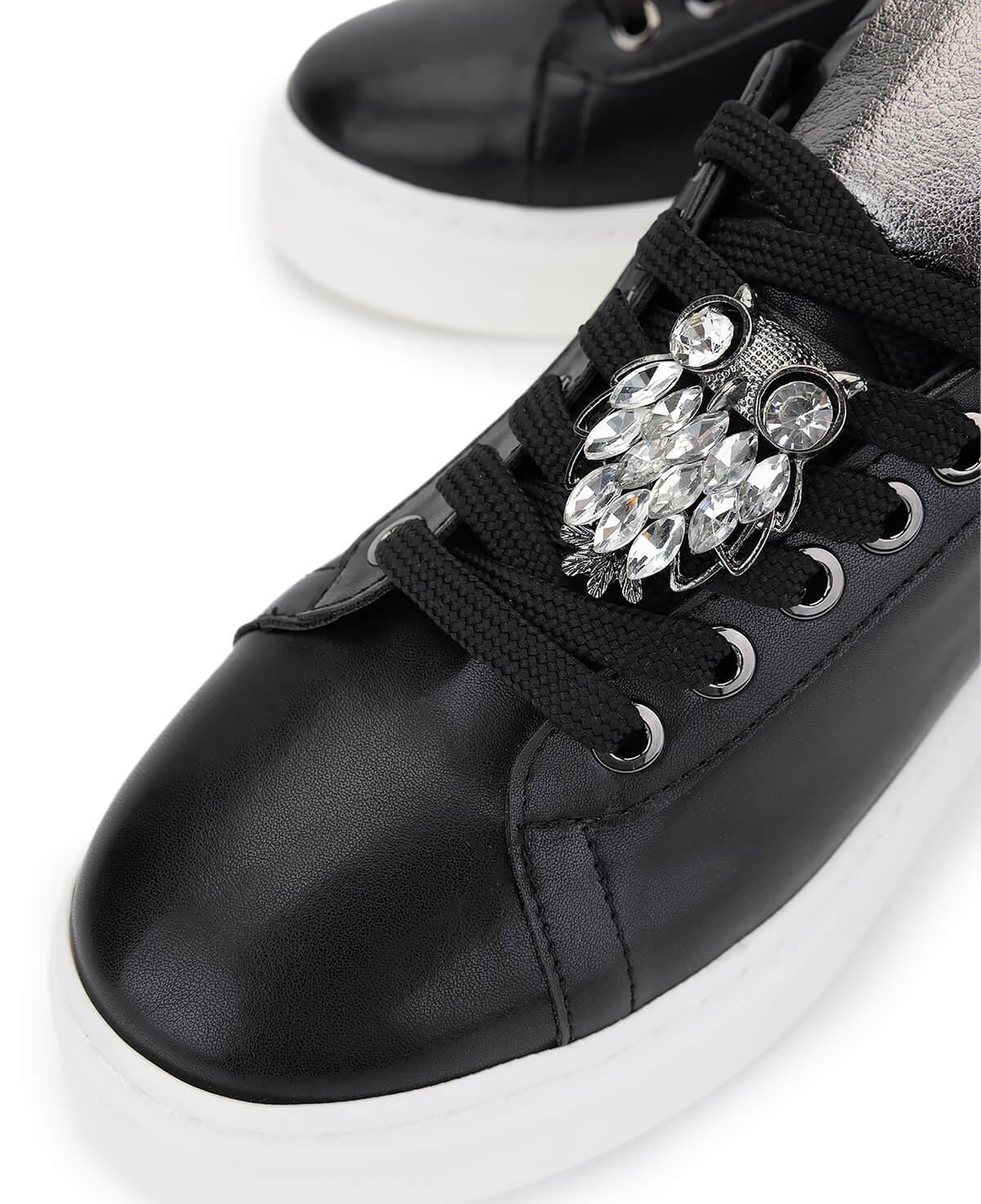 Tamer Tanca Kadın Vegan Siyah Sneakers & Spor Ayakkabı
