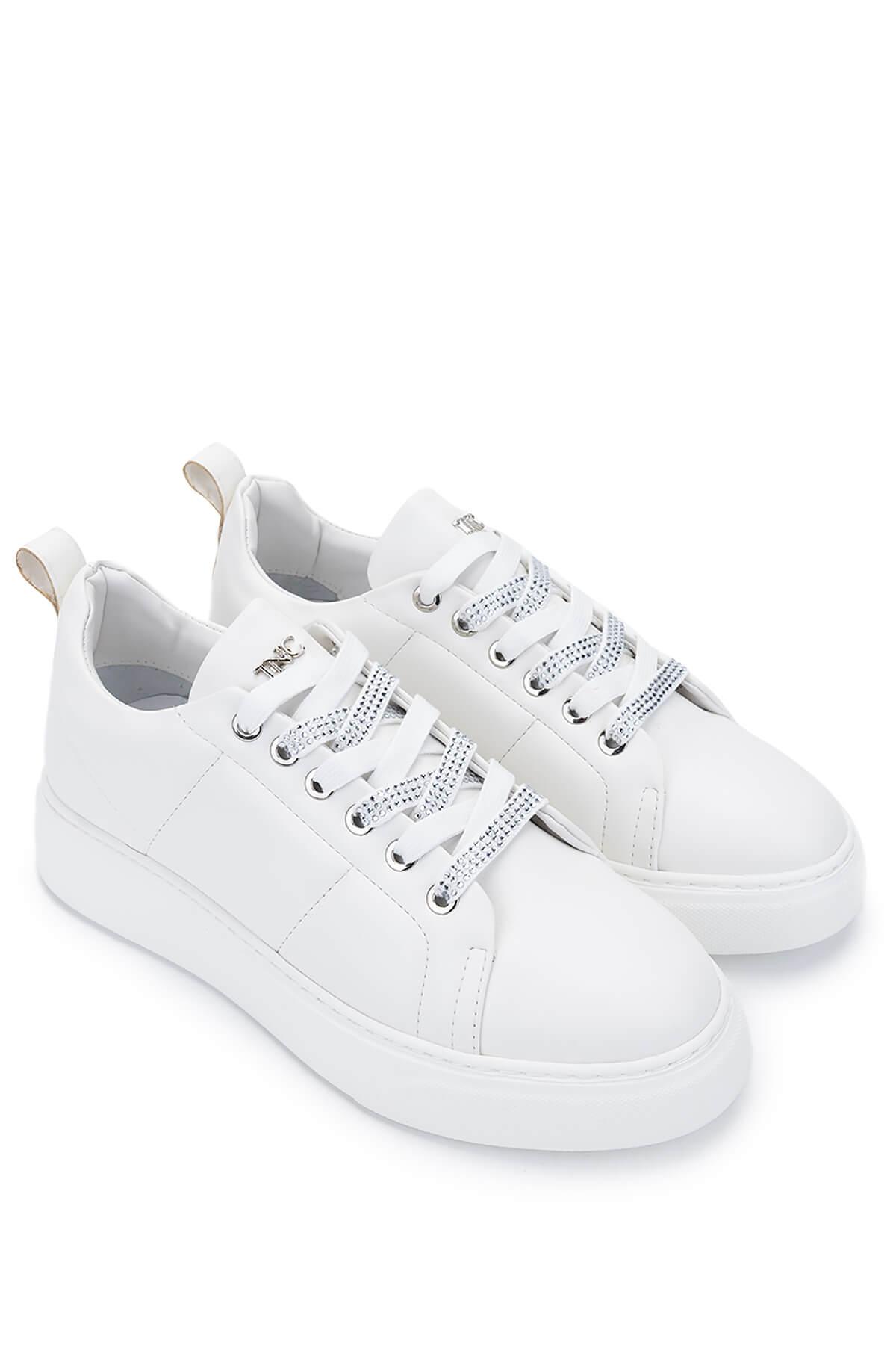 Tamer Tanca Kadın Vegan Beyaz Sneakers & Spor Ayakkabı