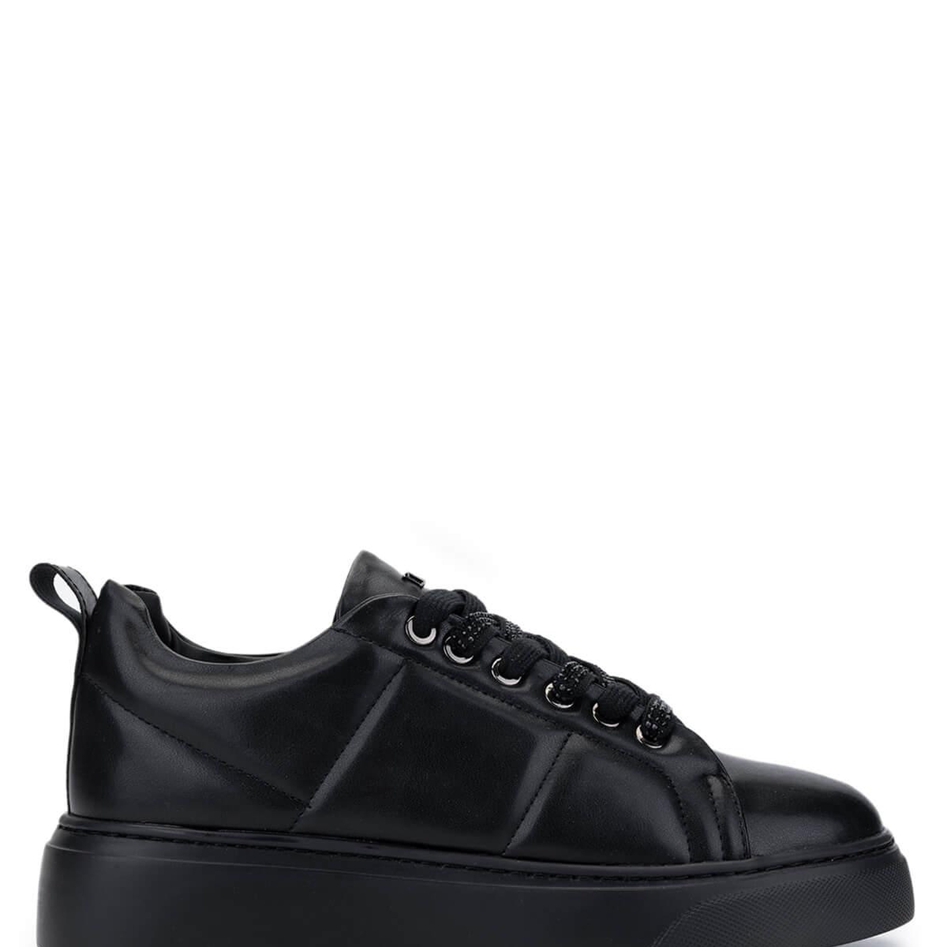 Tamer Tanca Kadın Vegan Siyah Sneakers & Spor Ayakkabı