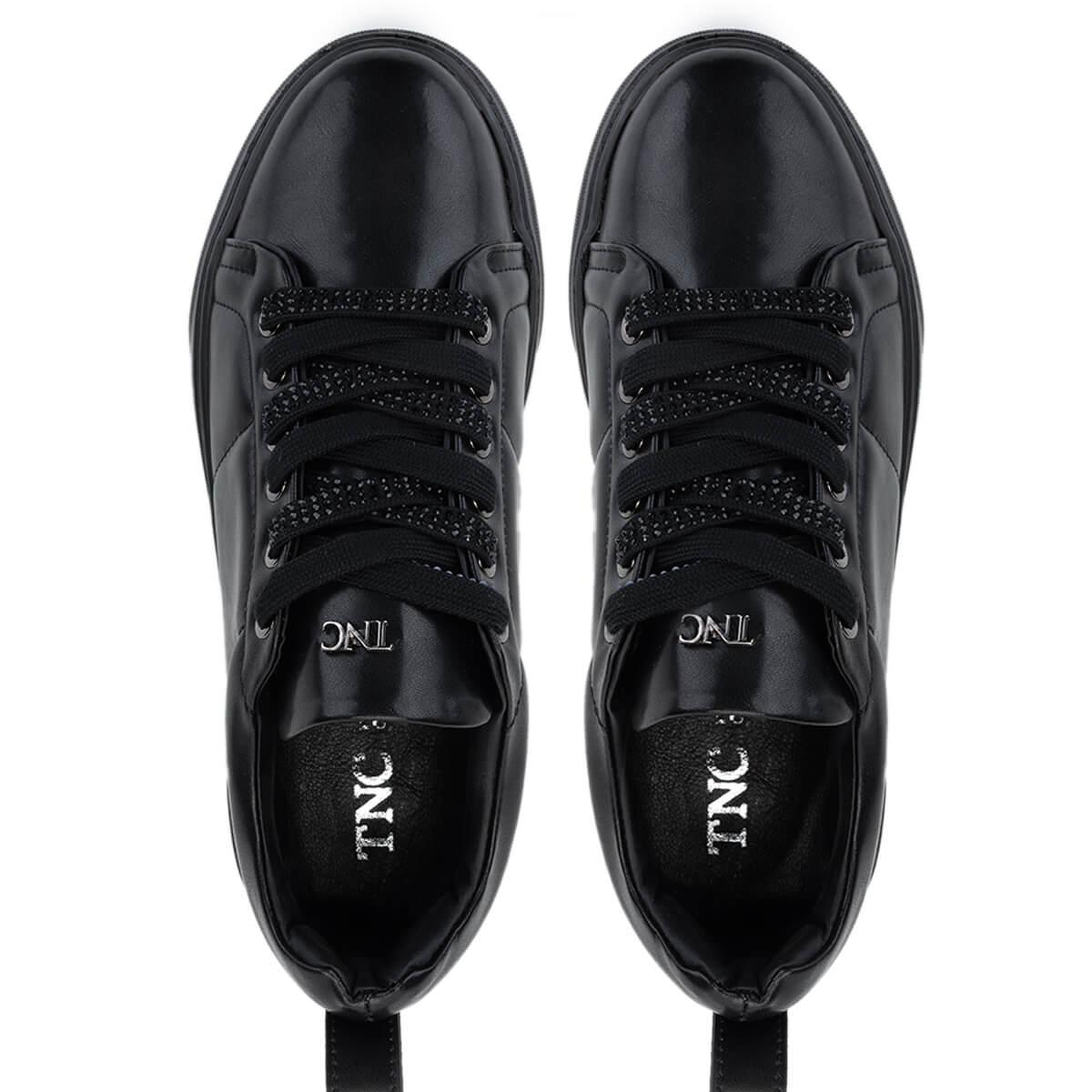 Tamer Tanca Kadın Vegan Siyah Sneakers & Spor Ayakkabı