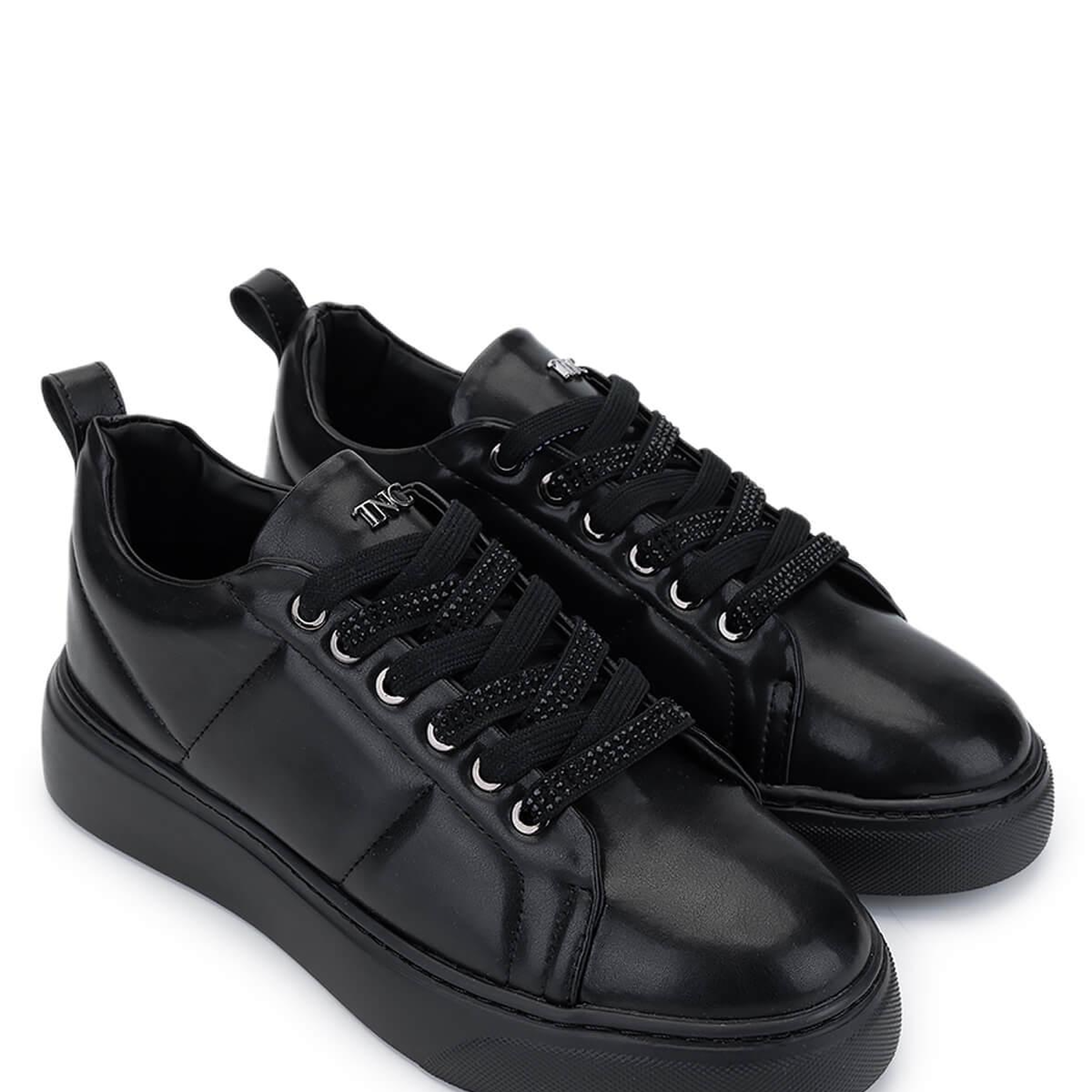 Tamer Tanca Kadın Vegan Siyah Sneakers & Spor Ayakkabı