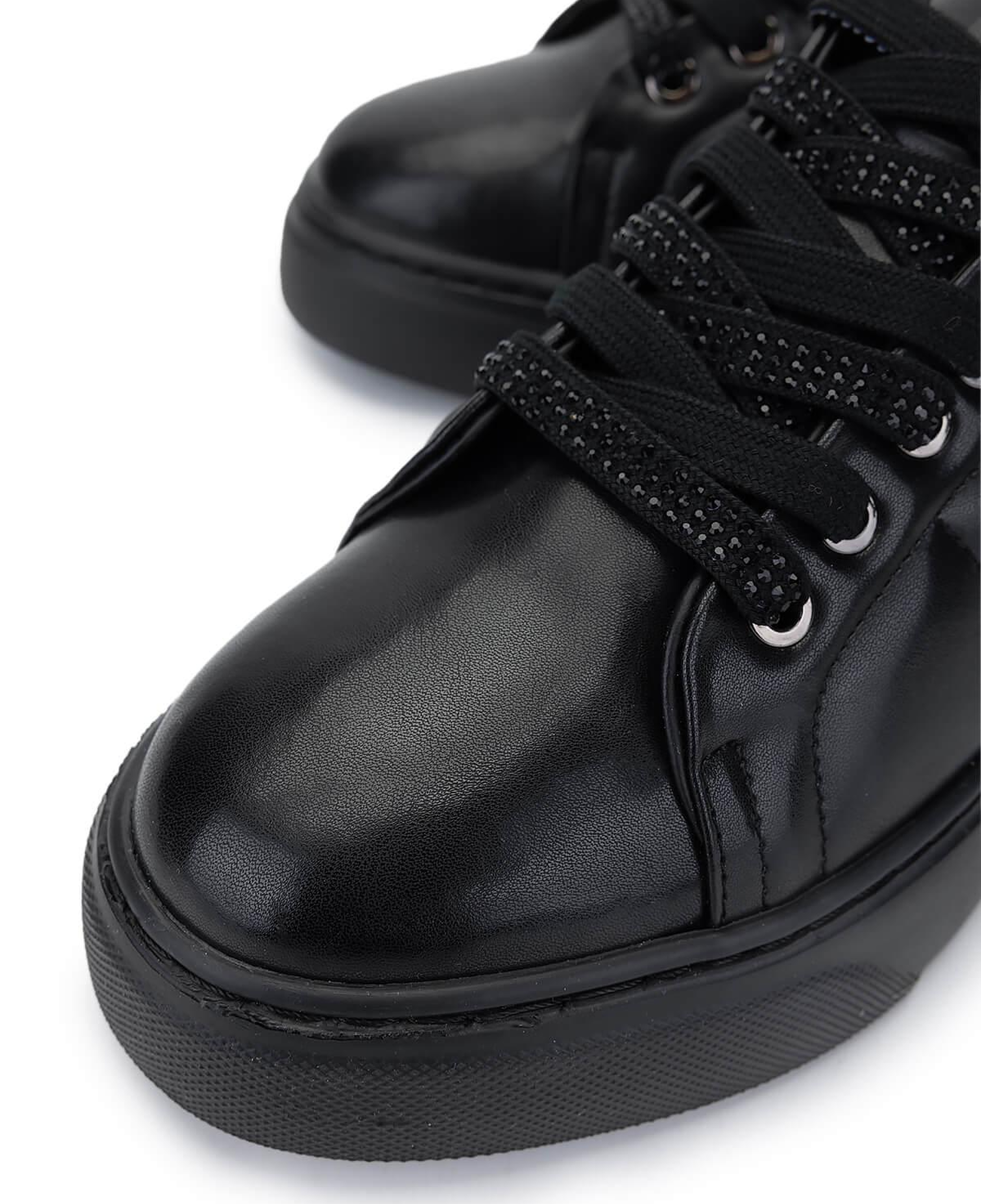 Tamer Tanca Kadın Vegan Siyah Sneakers & Spor Ayakkabı