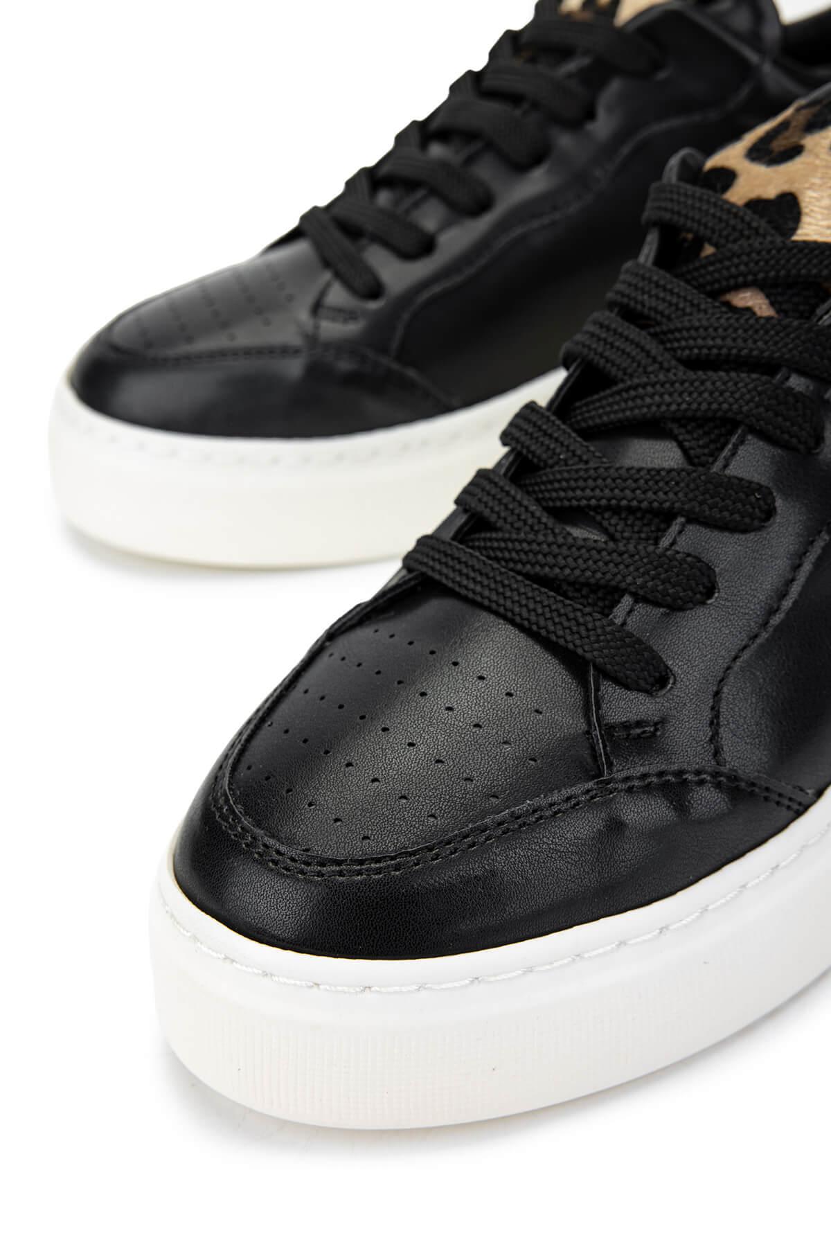 Tamer Tanca Kadın Vegan Siyah Sneakers & Spor Ayakkabı