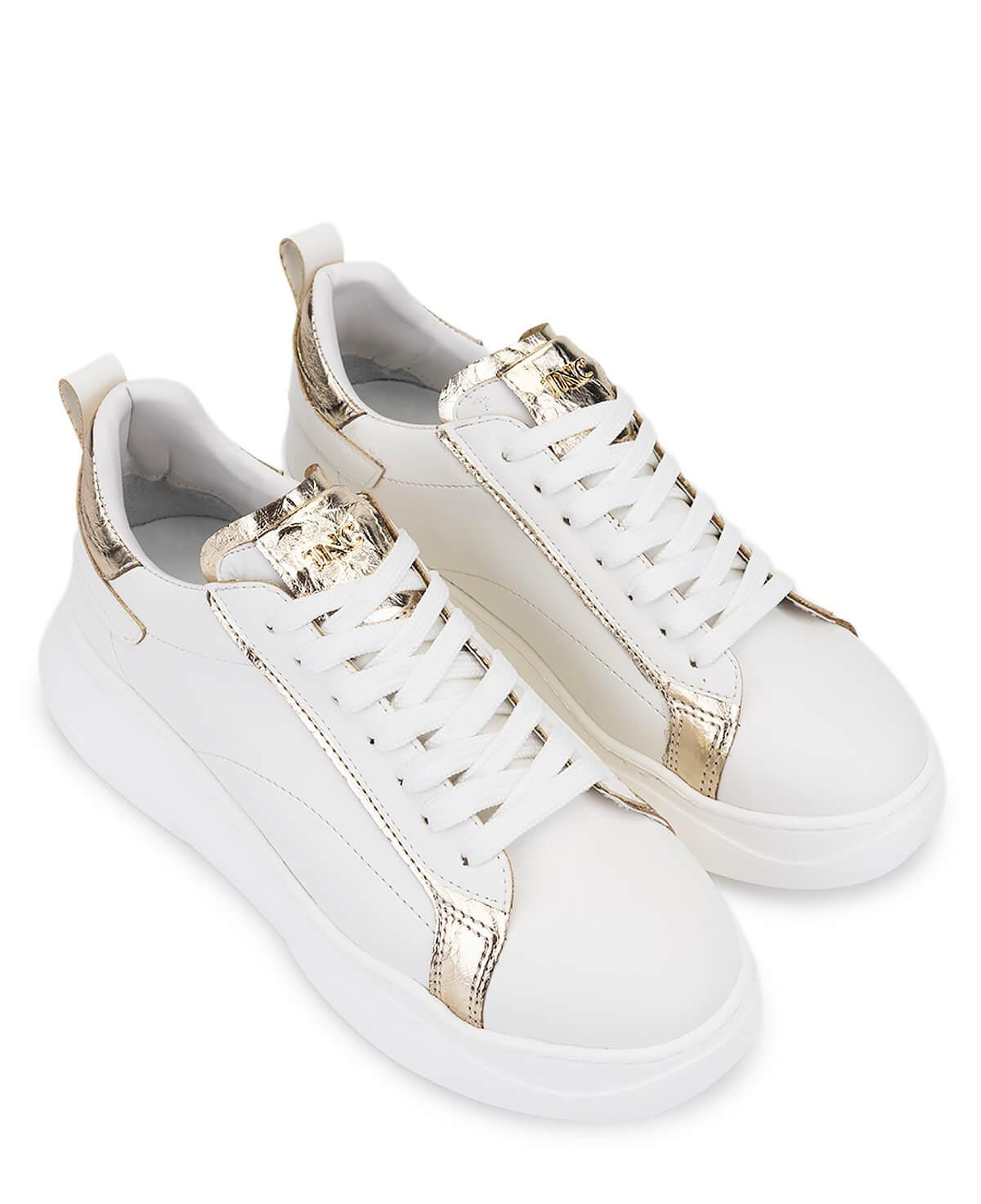 Tamer Tanca Kadın Suni Deri Beyaz Sneakers & Spor Ayakkabı