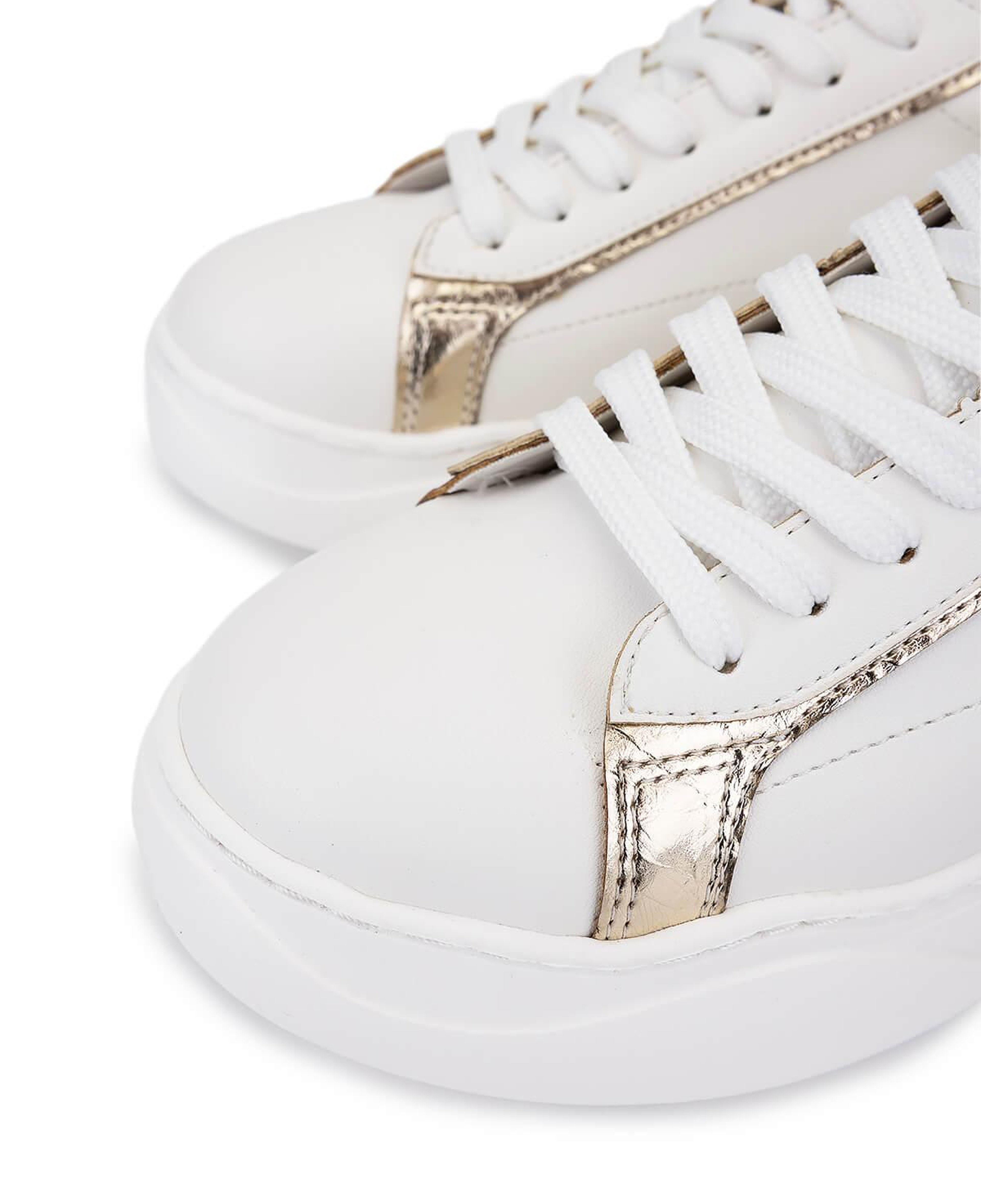 Tamer Tanca Kadın Suni Deri Beyaz Sneakers & Spor Ayakkabı