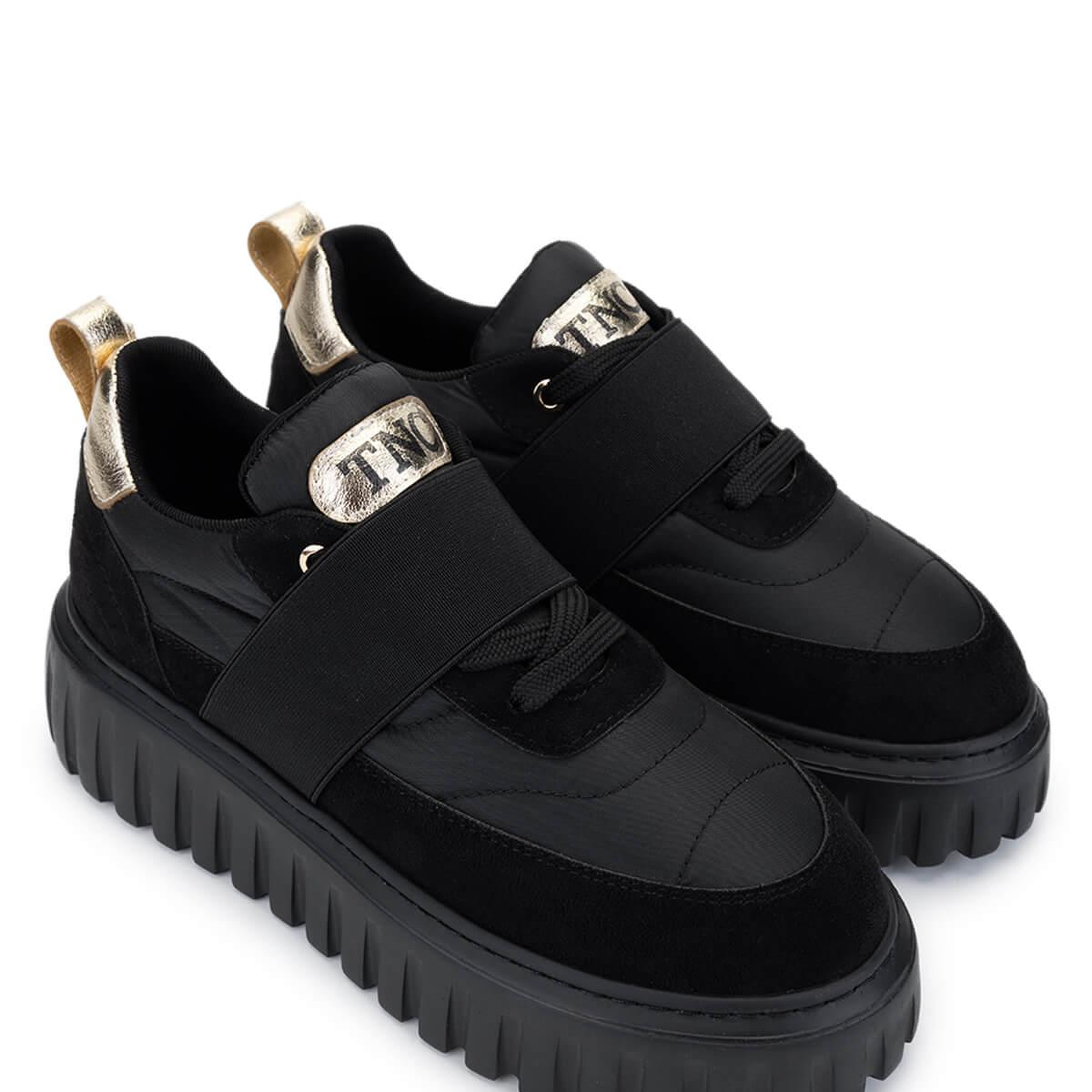 Tamer Tanca Kadın Vegan Siyah Sneakers & Spor Ayakkabı