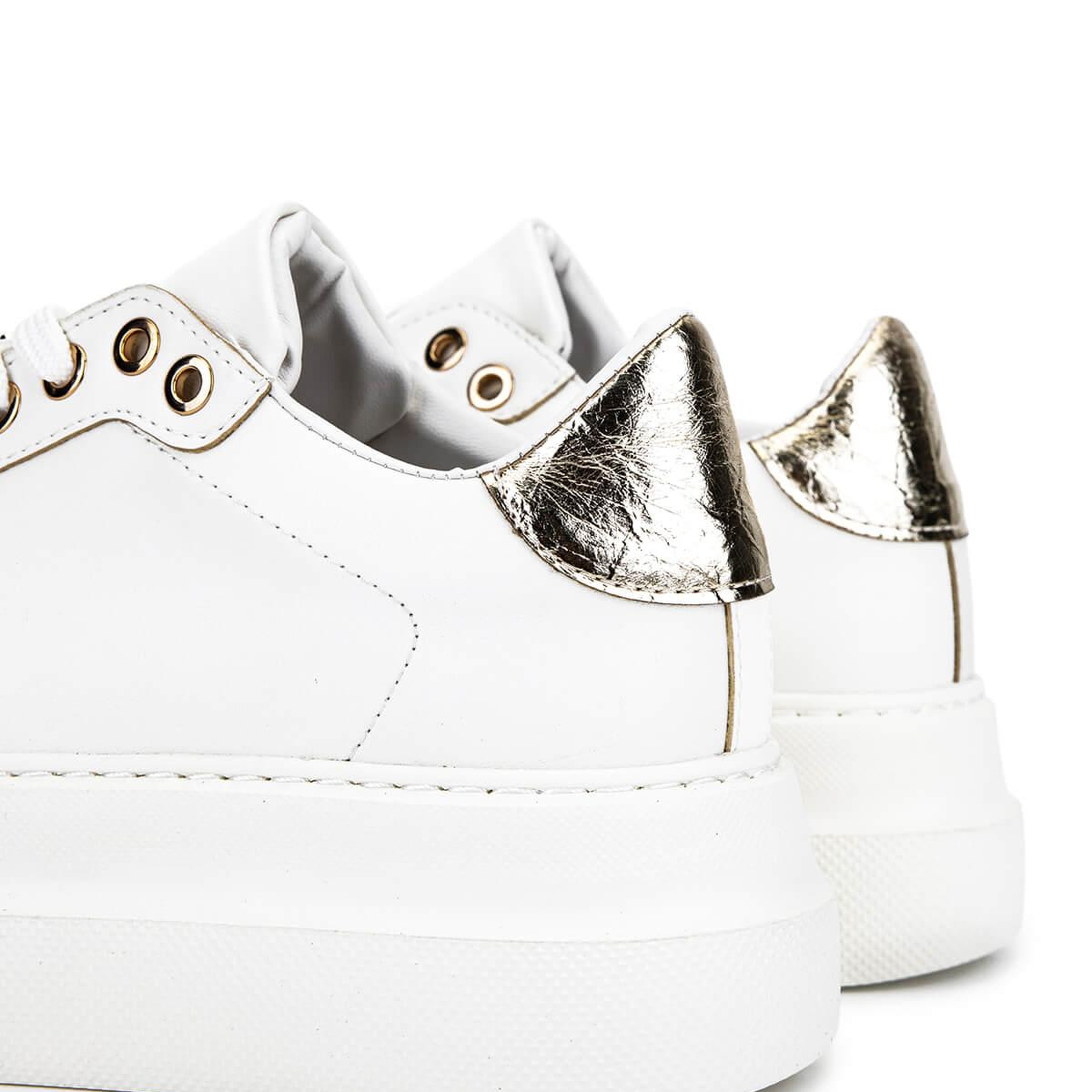 Tamer Tanca Kadın Suni Deri Beyaz Sneakers & Spor Ayakkabı