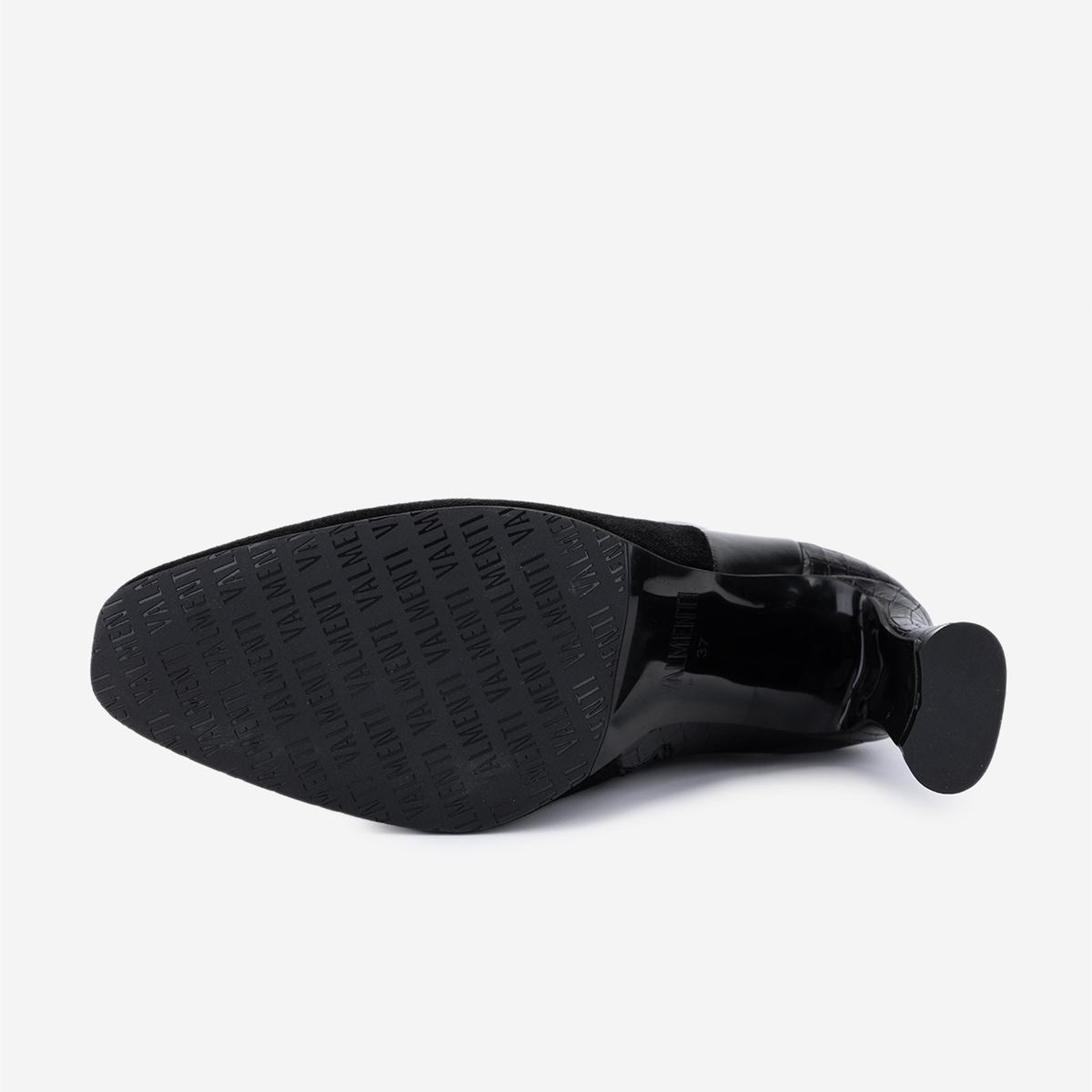 Valmenti Kadın Hakiki Deri Siyah Topuklu Bot