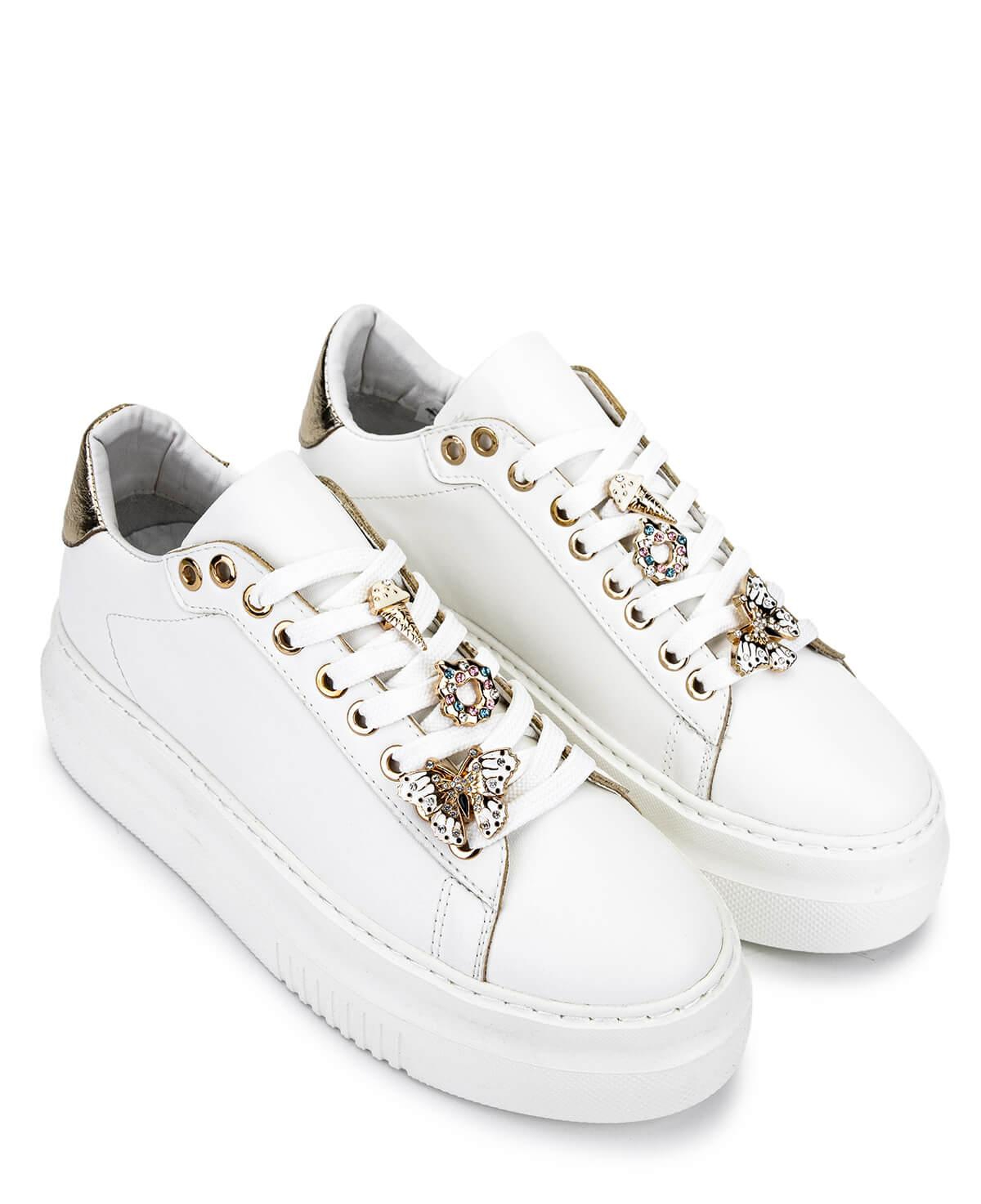 Tamer Tanca Kadın Suni Deri Beyaz Sneakers & Spor Ayakkabı