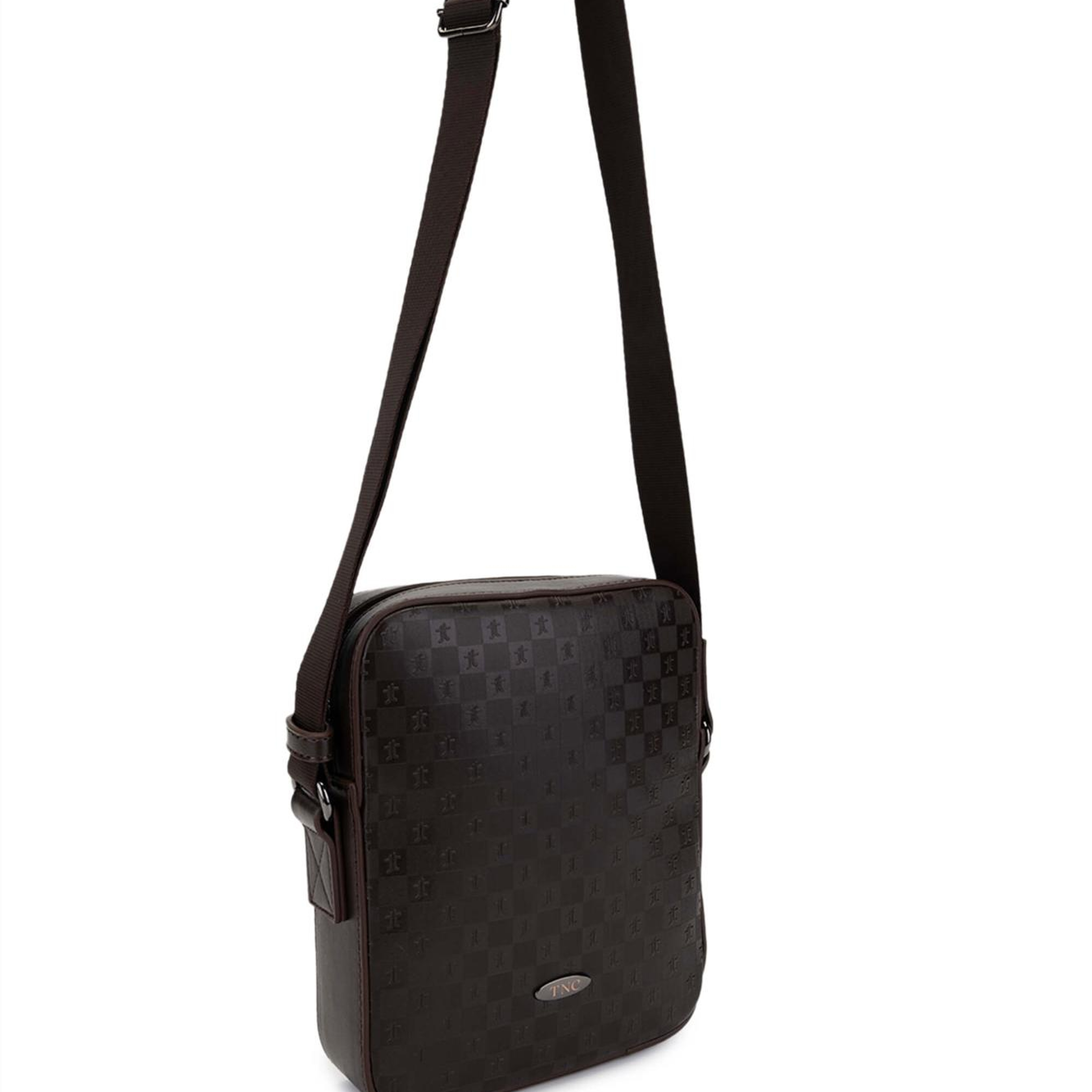 Tamer Tanca Erkek Vegan Kahverengi Postacı Çanta