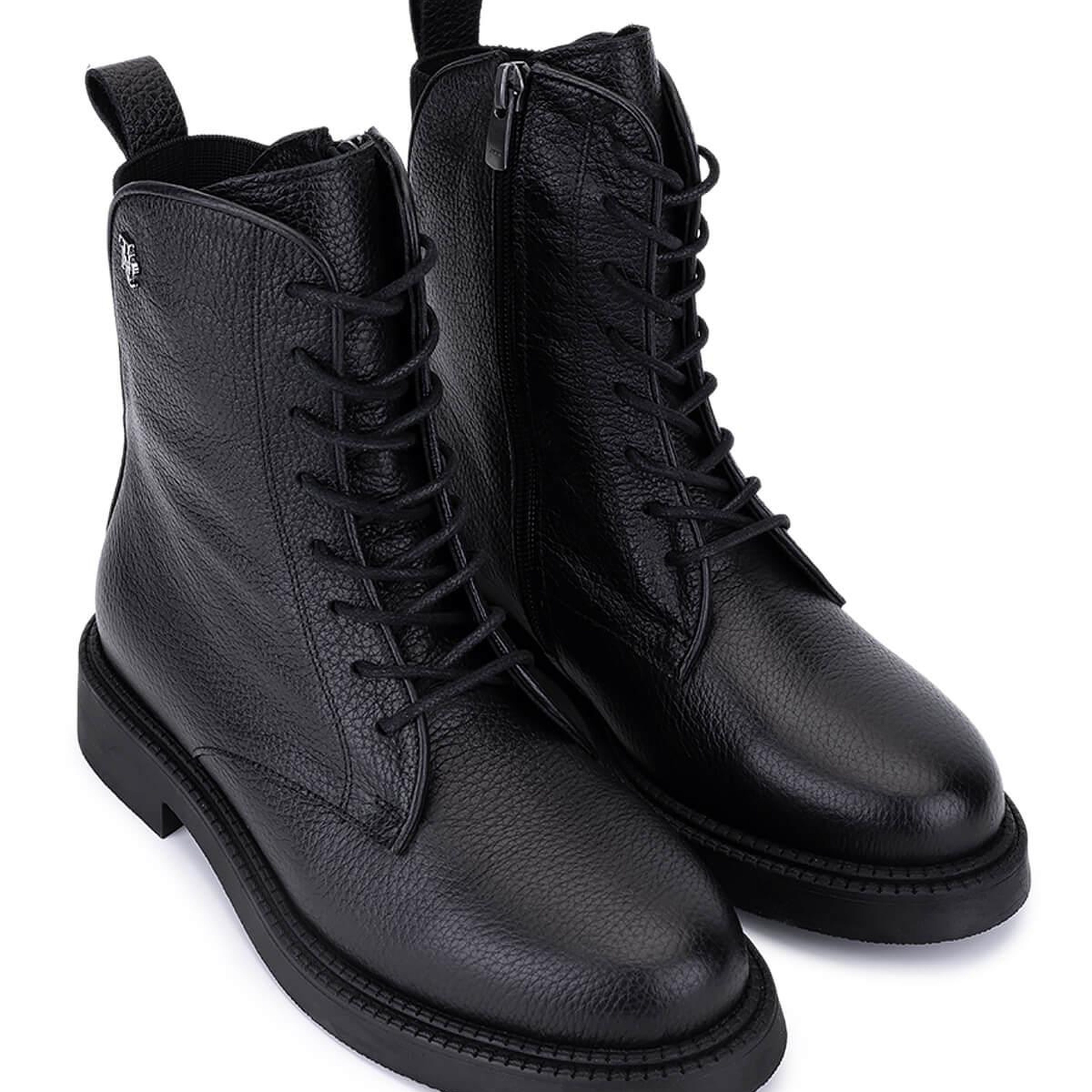 Tamer Tanca Kadın Hakiki Deri Siyah Floter Casual Bot