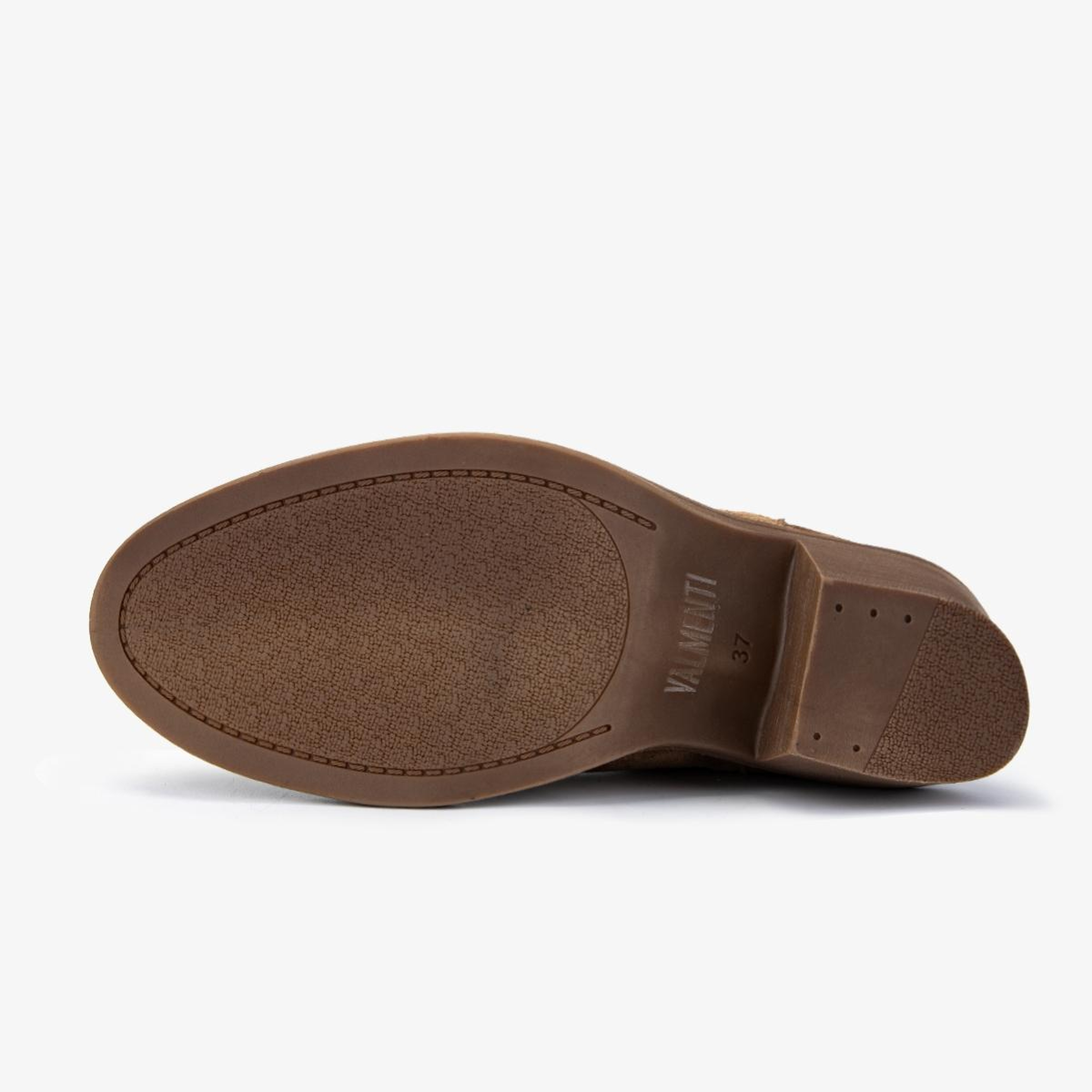 Valmenti Kadın Hakiki Deri Tütün Süet Topuklu Bot