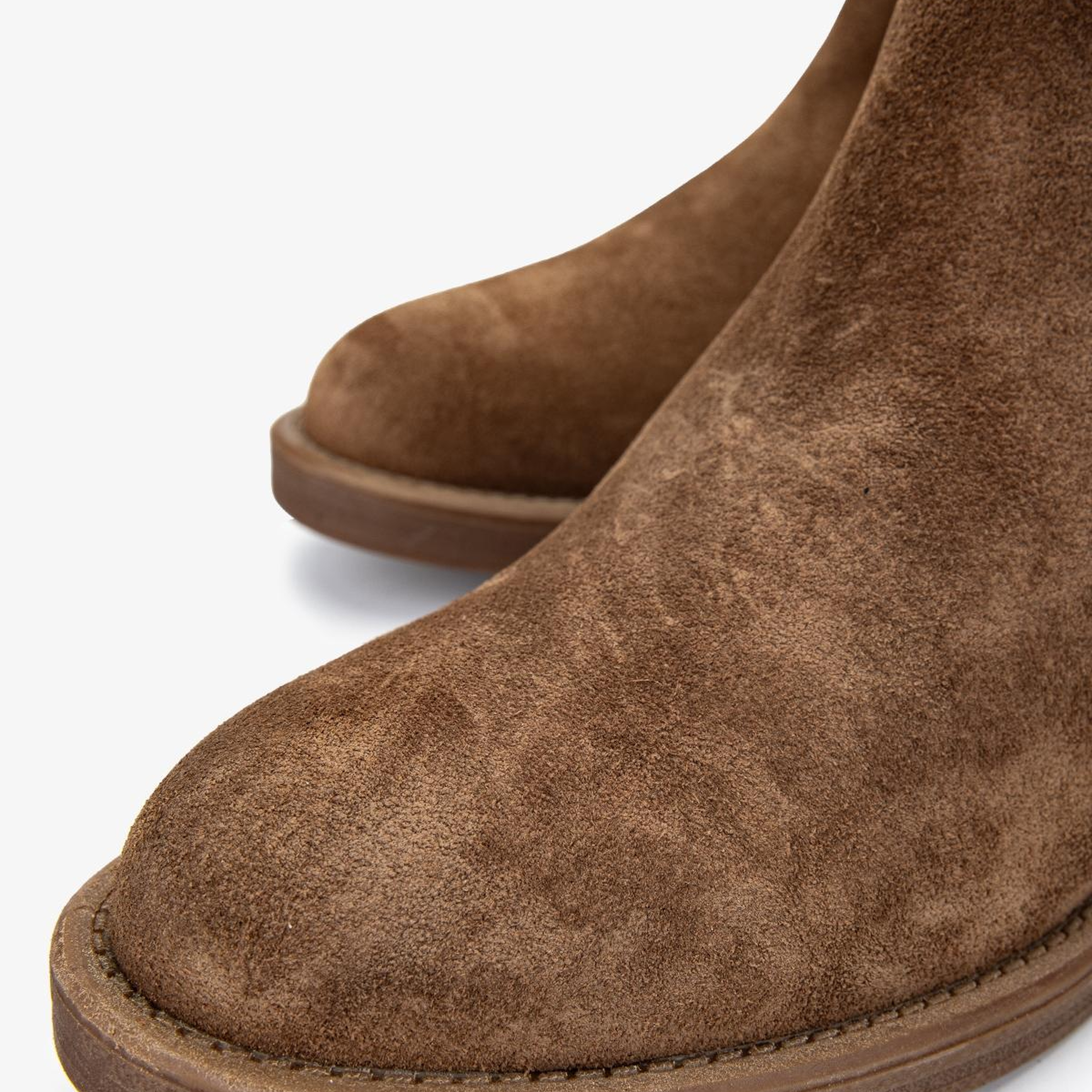 Valmenti Kadın Hakiki Deri Tütün Süet Topuklu Bot