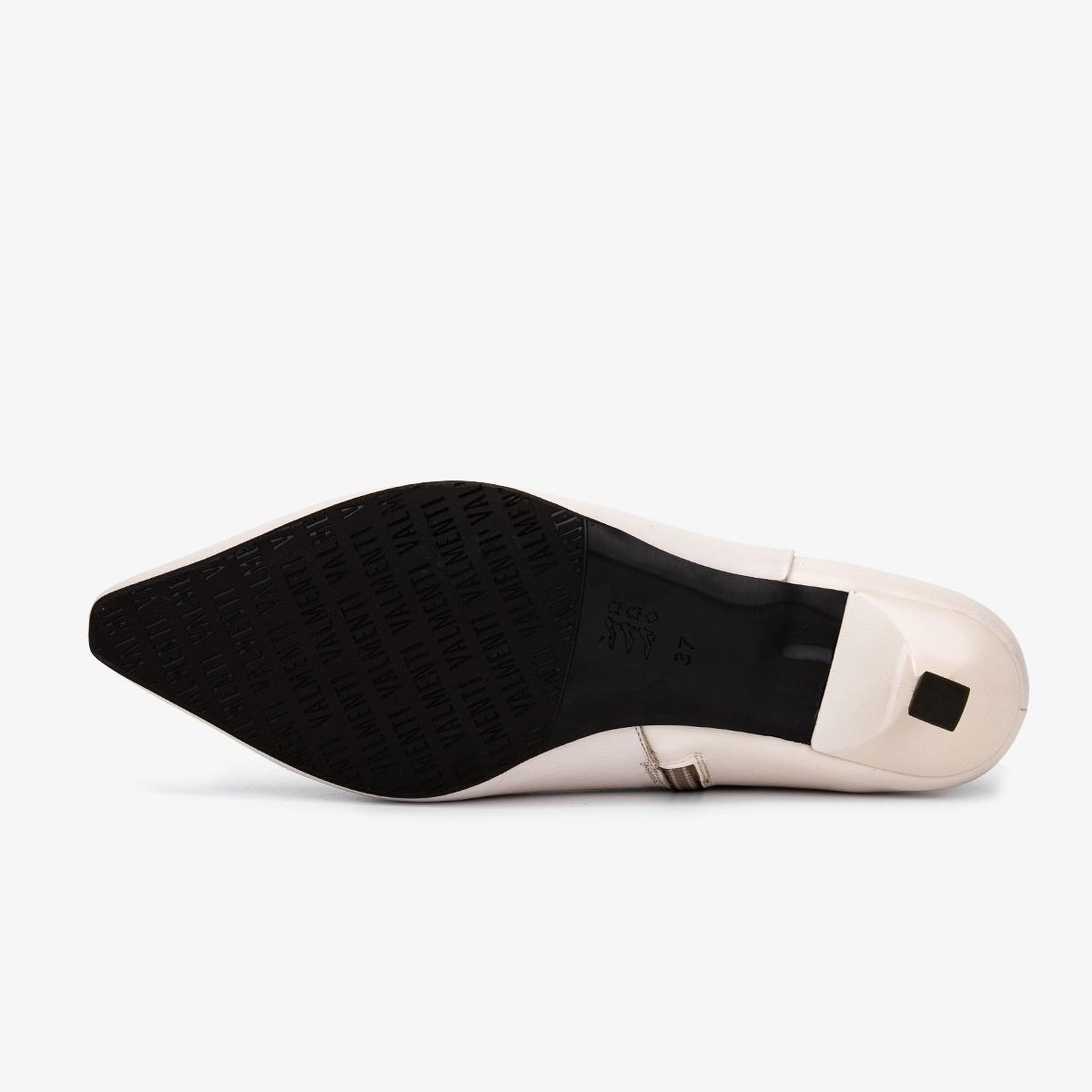 Valmenti Kadın Hakiki Deri Bej Topuklu Bot