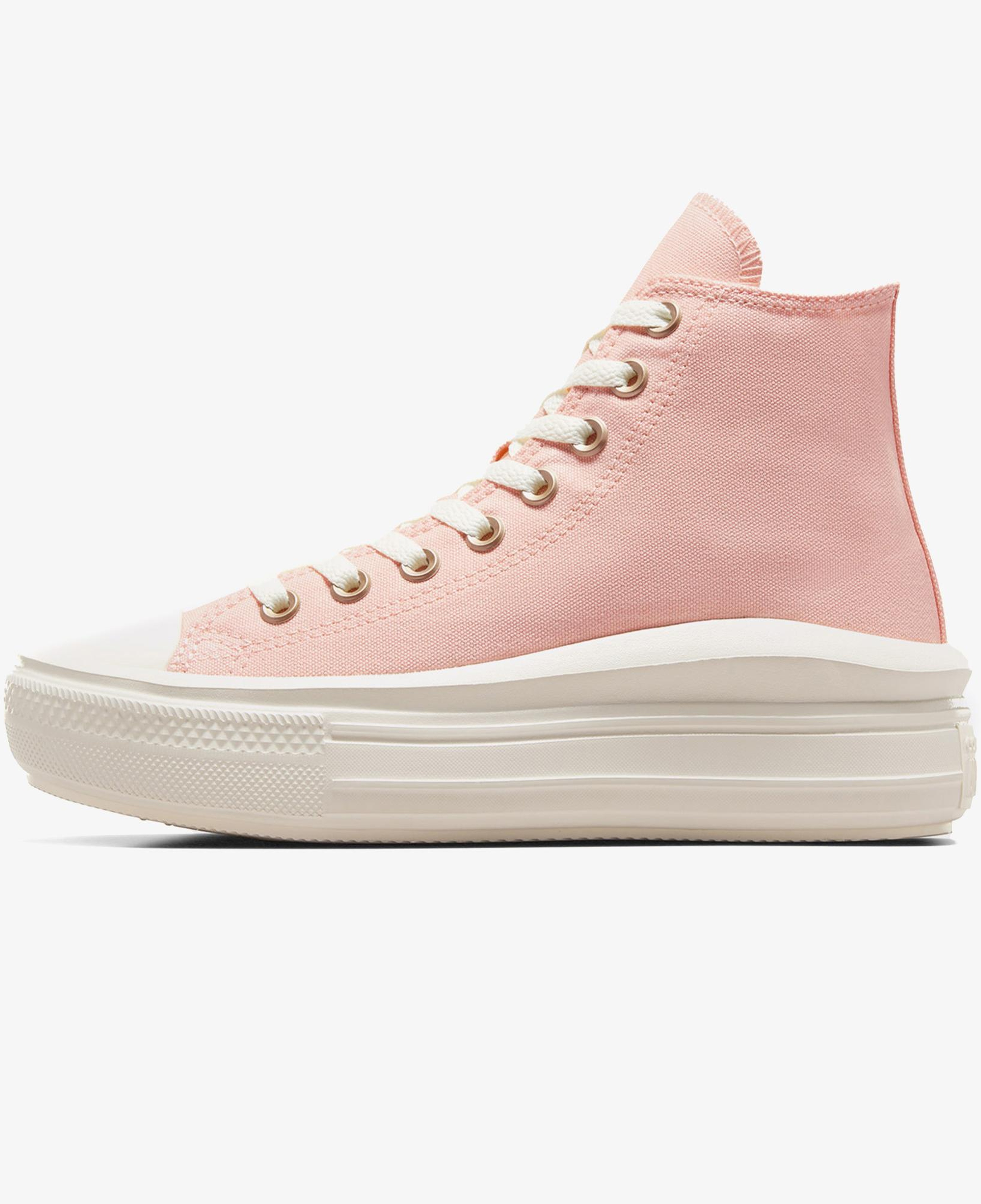 Converse Chuck Taylor All Star Move Unisex Pembe Platform Sneaker