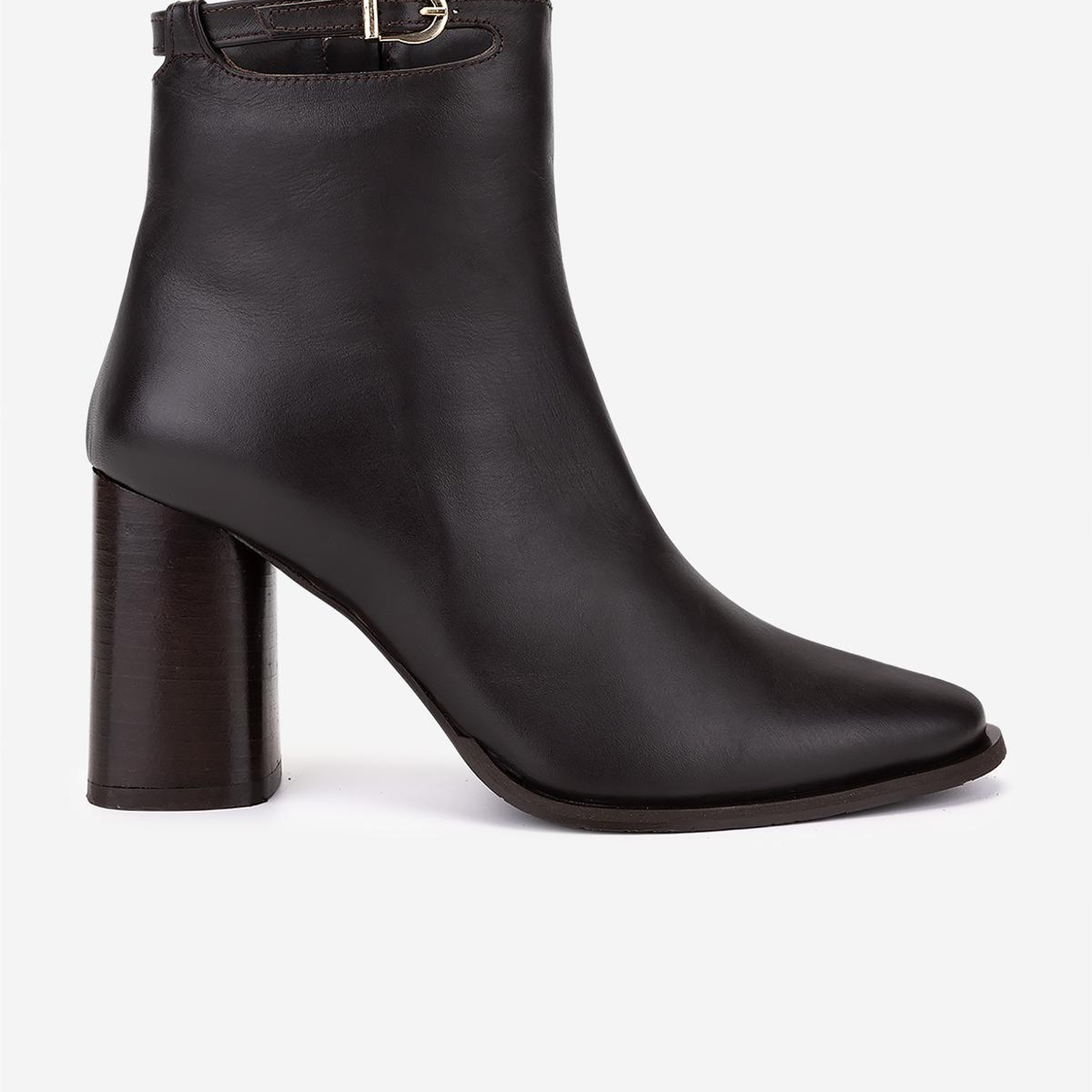 Valmenti Kadın Hakiki Deri Kahverengi Topuklu Bot