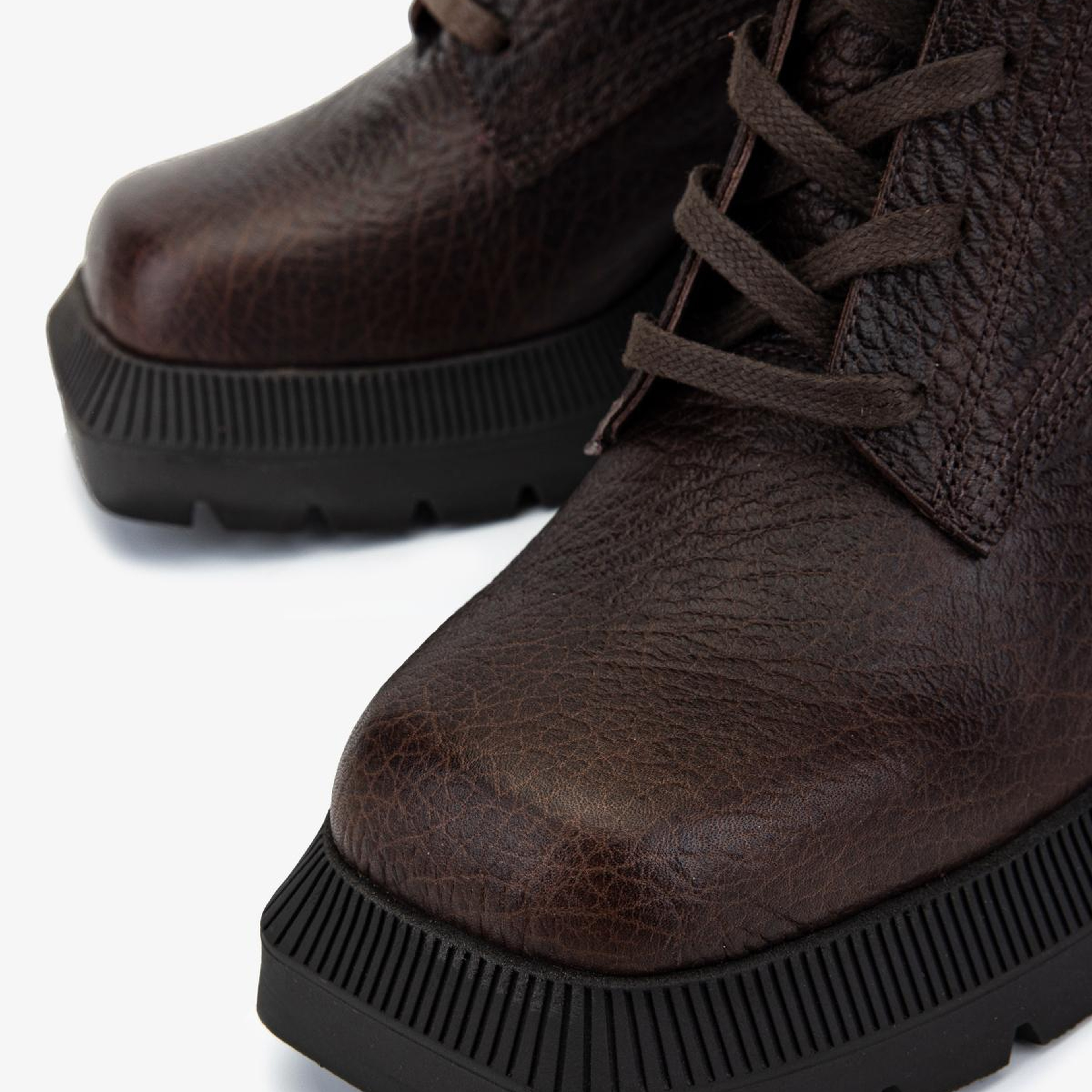 Valmenti Kadın Hakiki Deri Kahverengi Topuklu Bot