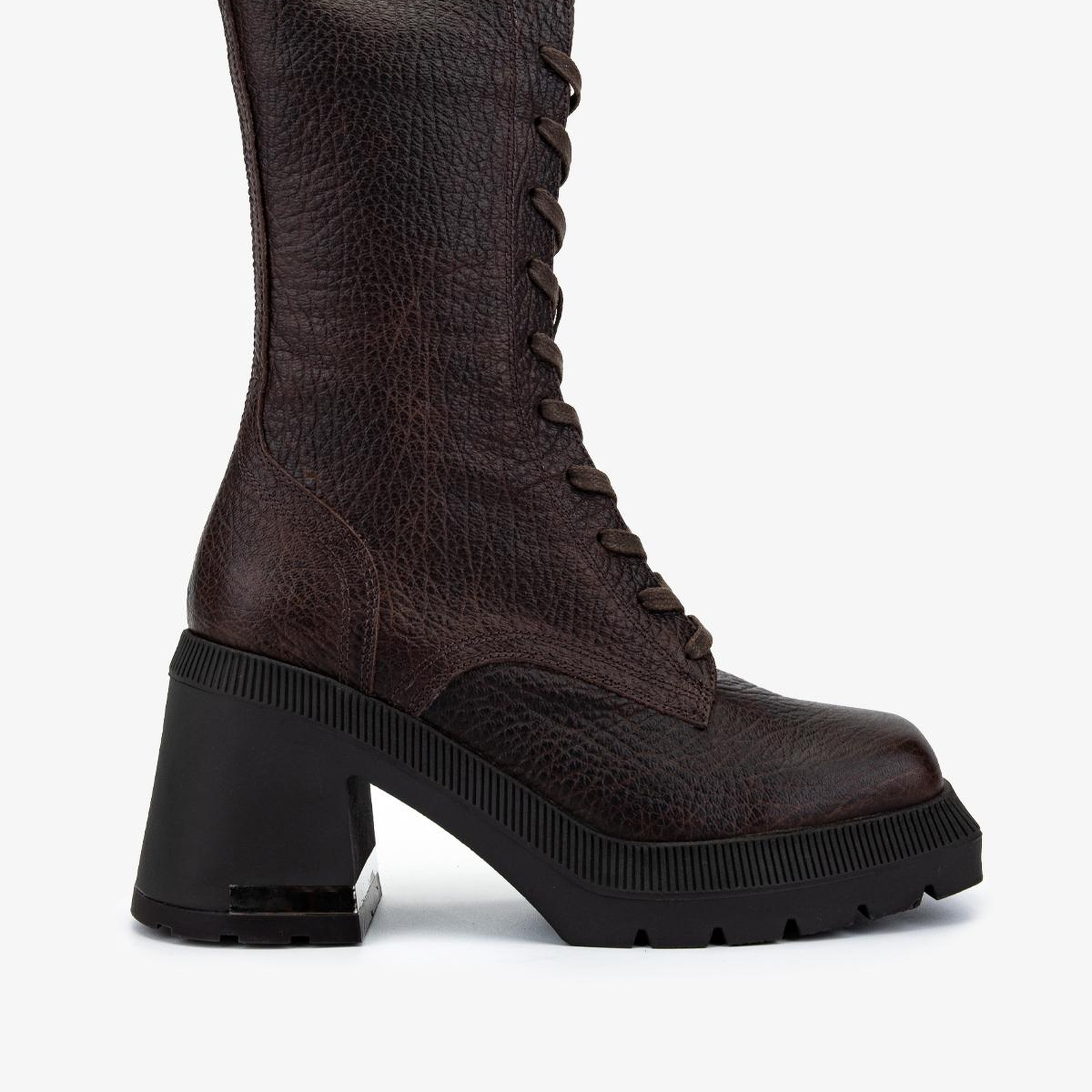 Valmenti Kadın Hakiki Deri Kahverengi Topuklu Bot